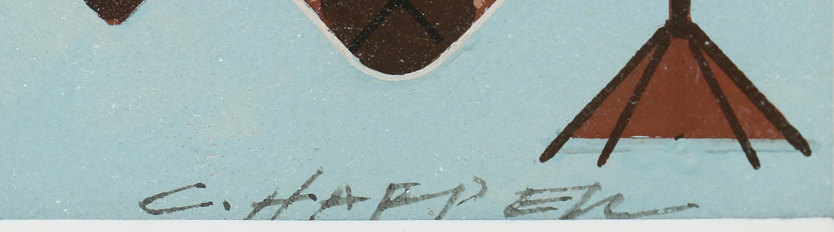 Original Charley Harper 1968 Gouache Painting "Capybara"