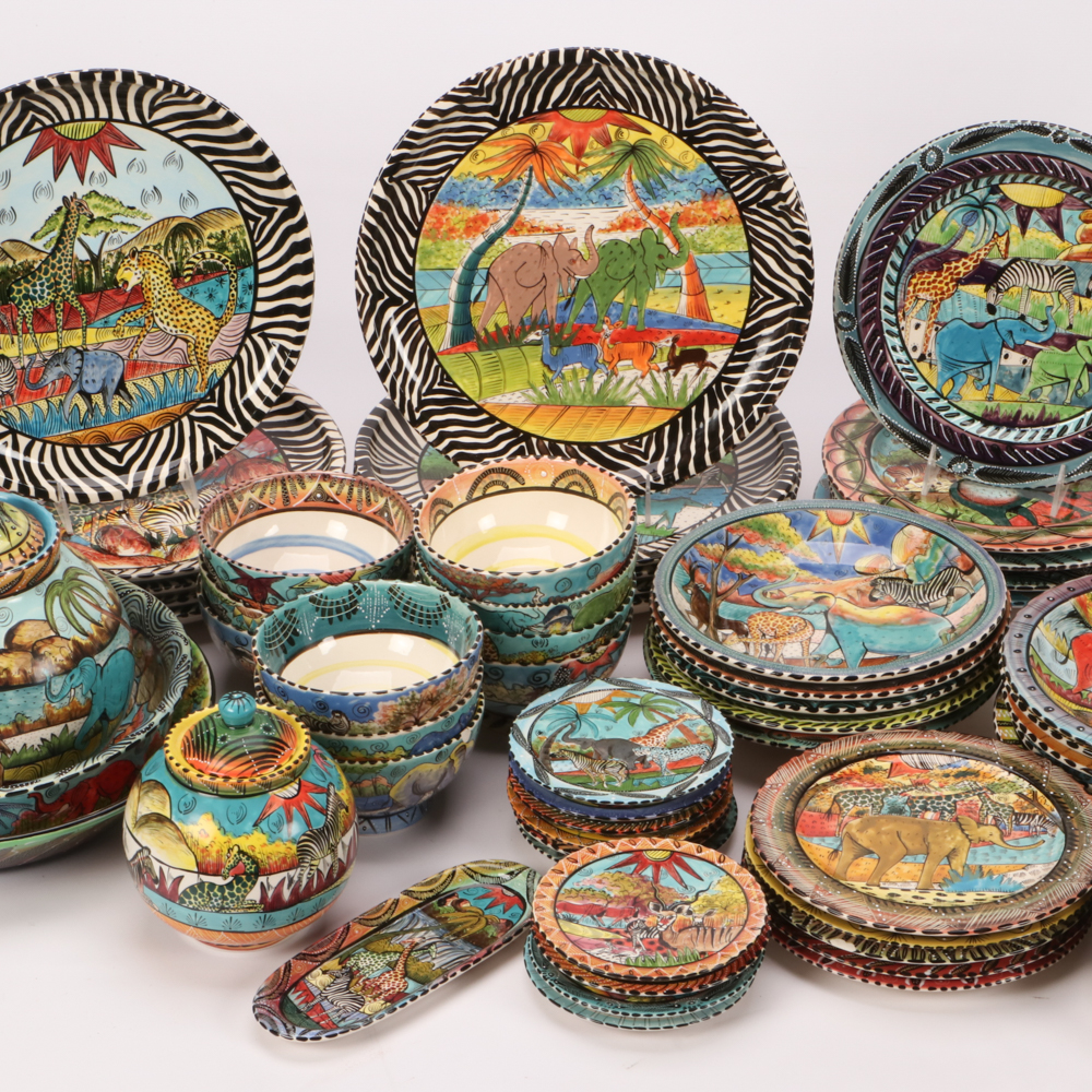 Penzo Zimbabwe Hand-Painted Pottery