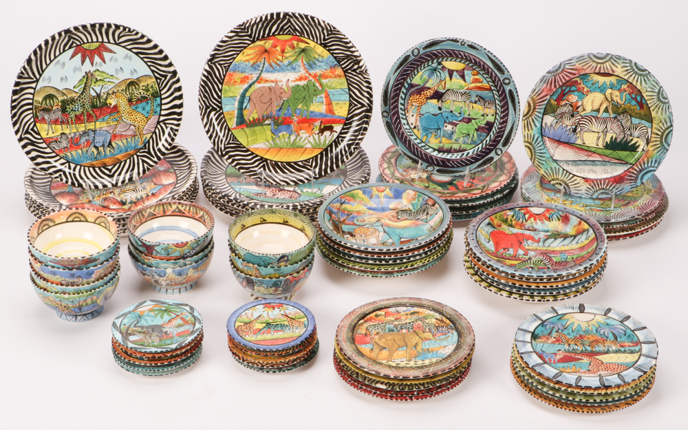 Penzo Zimbabwe Hand-Painted Pottery