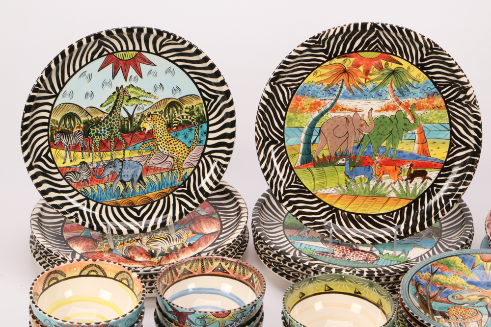 Penzo Zimbabwe Hand-Painted Pottery