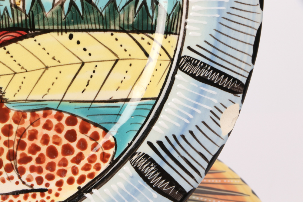 Penzo Zimbabwe Hand-Painted Pottery