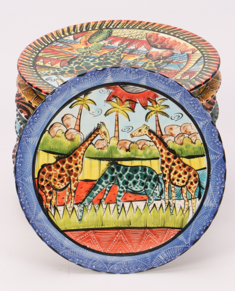Penzo Zimbabwe Hand-Painted Pottery