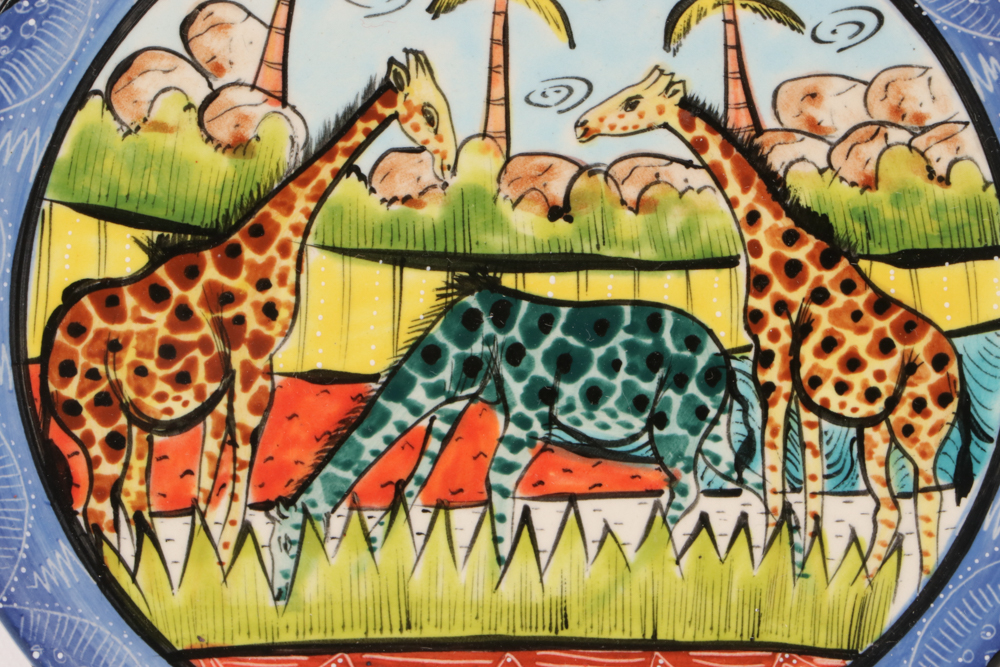 Penzo Zimbabwe Hand-Painted Pottery