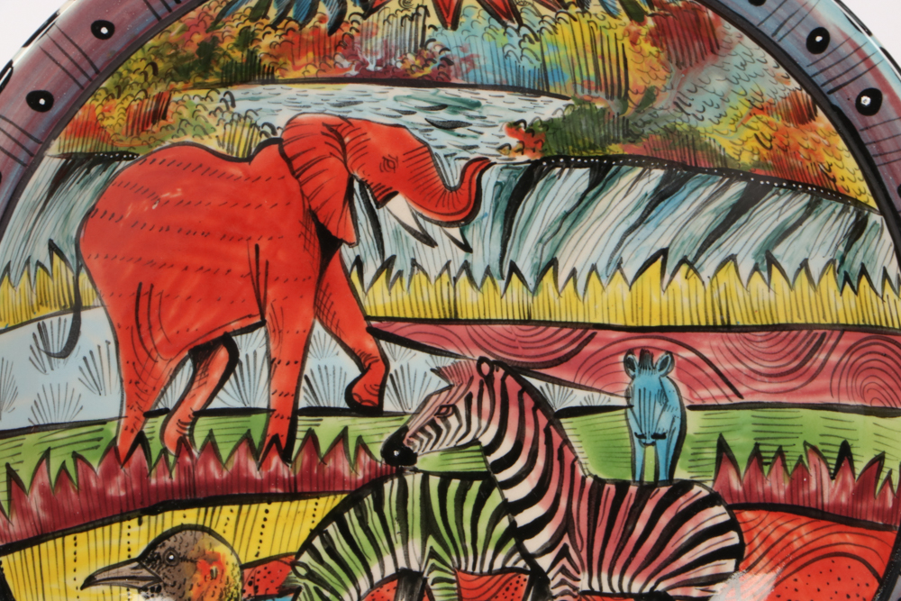 Penzo Zimbabwe Hand-Painted Pottery