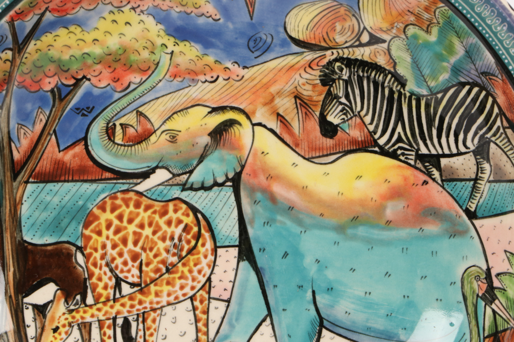 Penzo Zimbabwe Hand-Painted Pottery