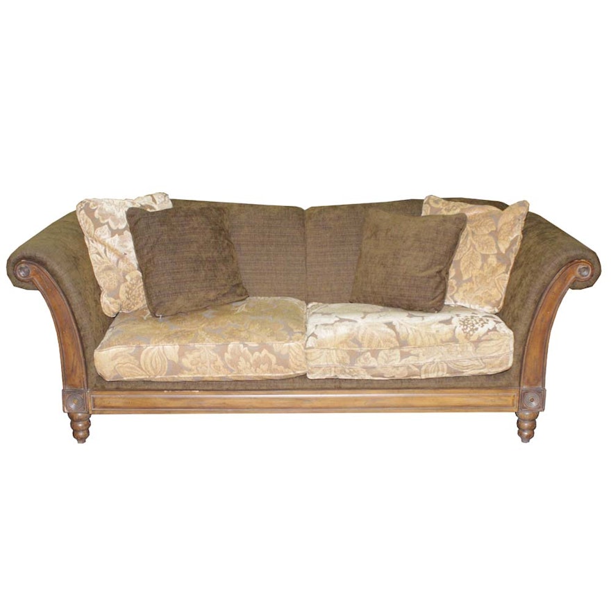 Contemporary Two Cushion Sofa