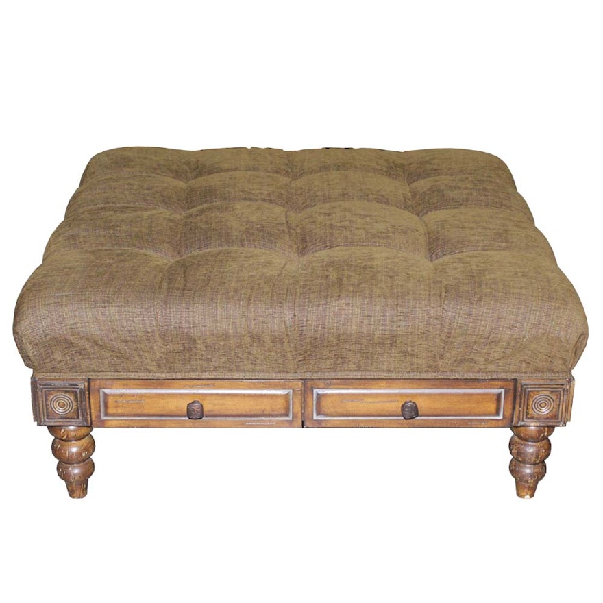 Tufted Large Ottoman