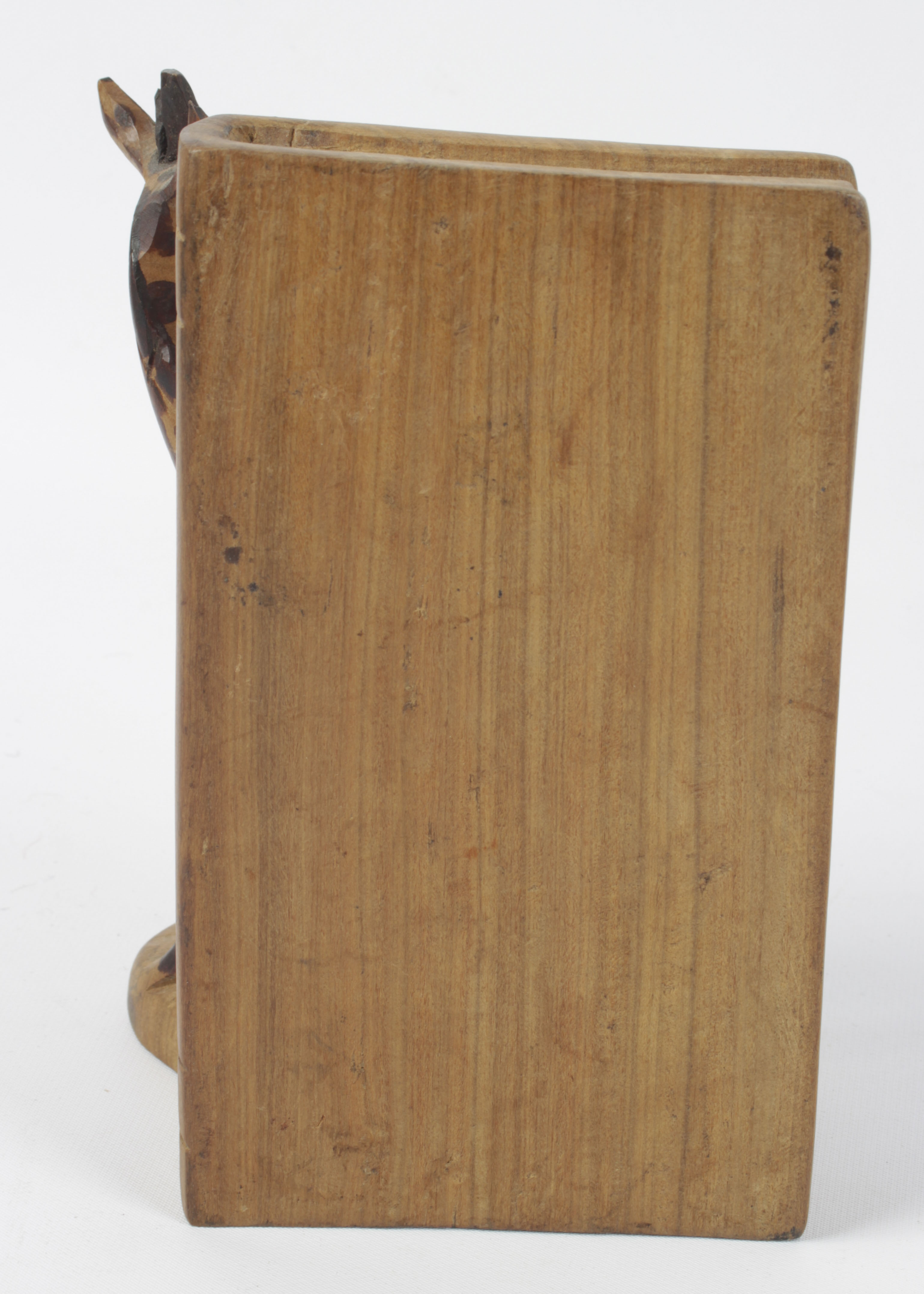 Hand Carved Giraffe Bookends