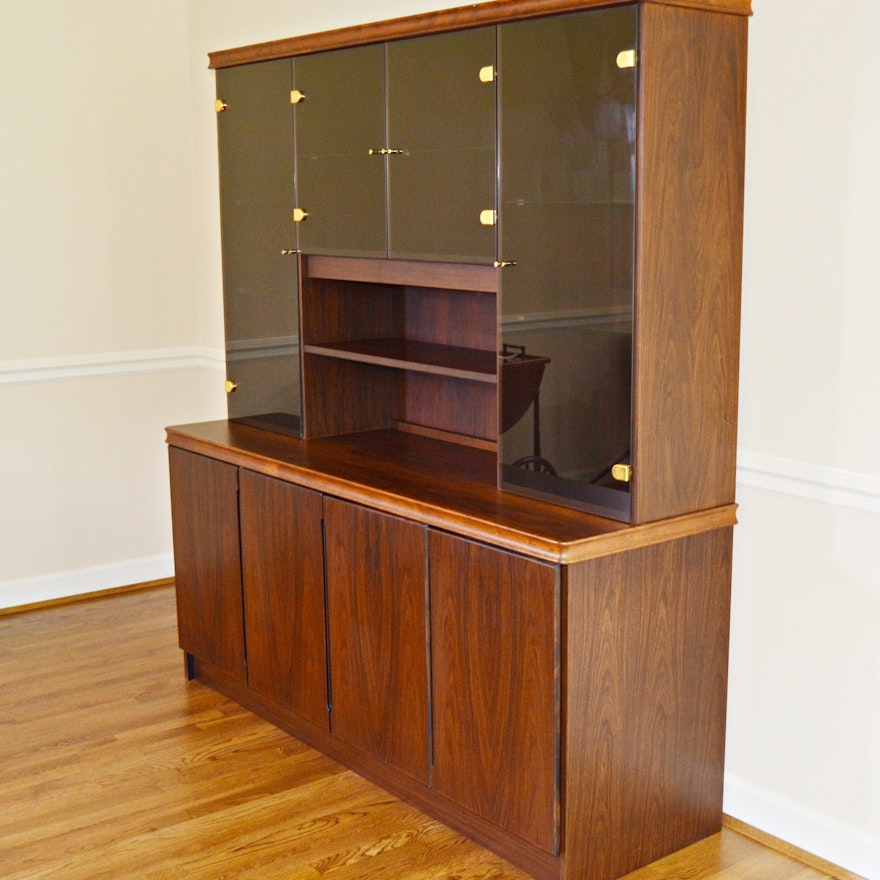 Danish Modern Rosewood Credenza and Hutch by A/S for Christian Linneberg