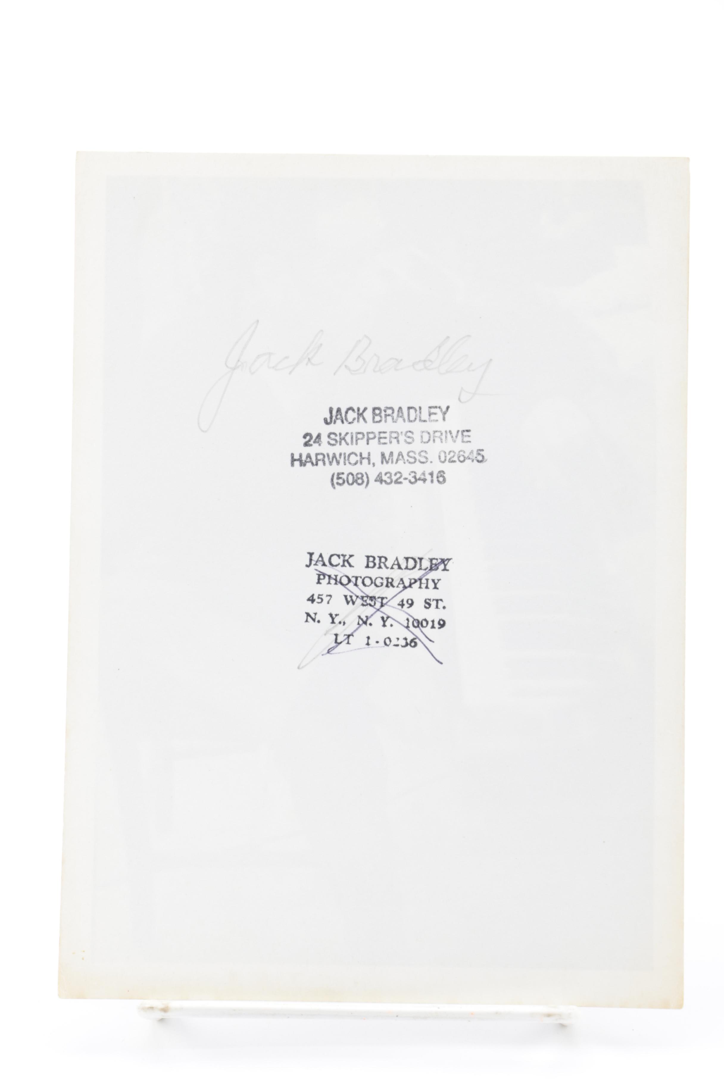 Photograph of Duke Ellington at the Piano, Taken and Signed by Jack Bradley