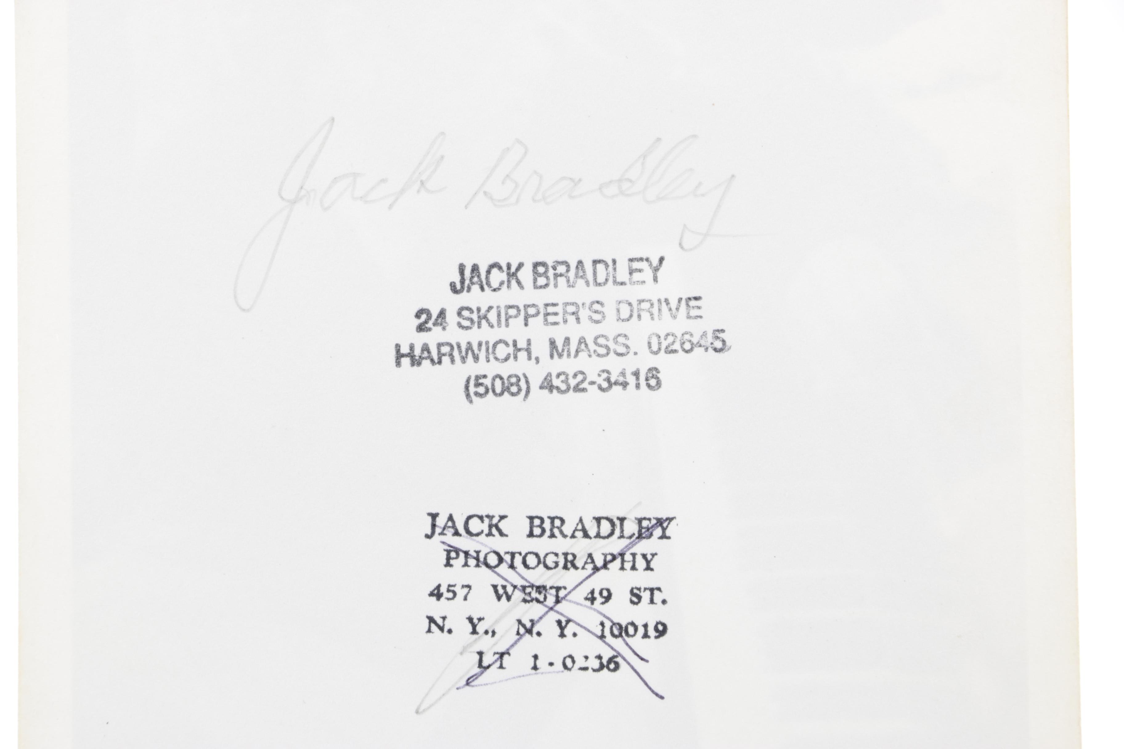 Photograph of Duke Ellington at the Piano, Taken and Signed by Jack Bradley