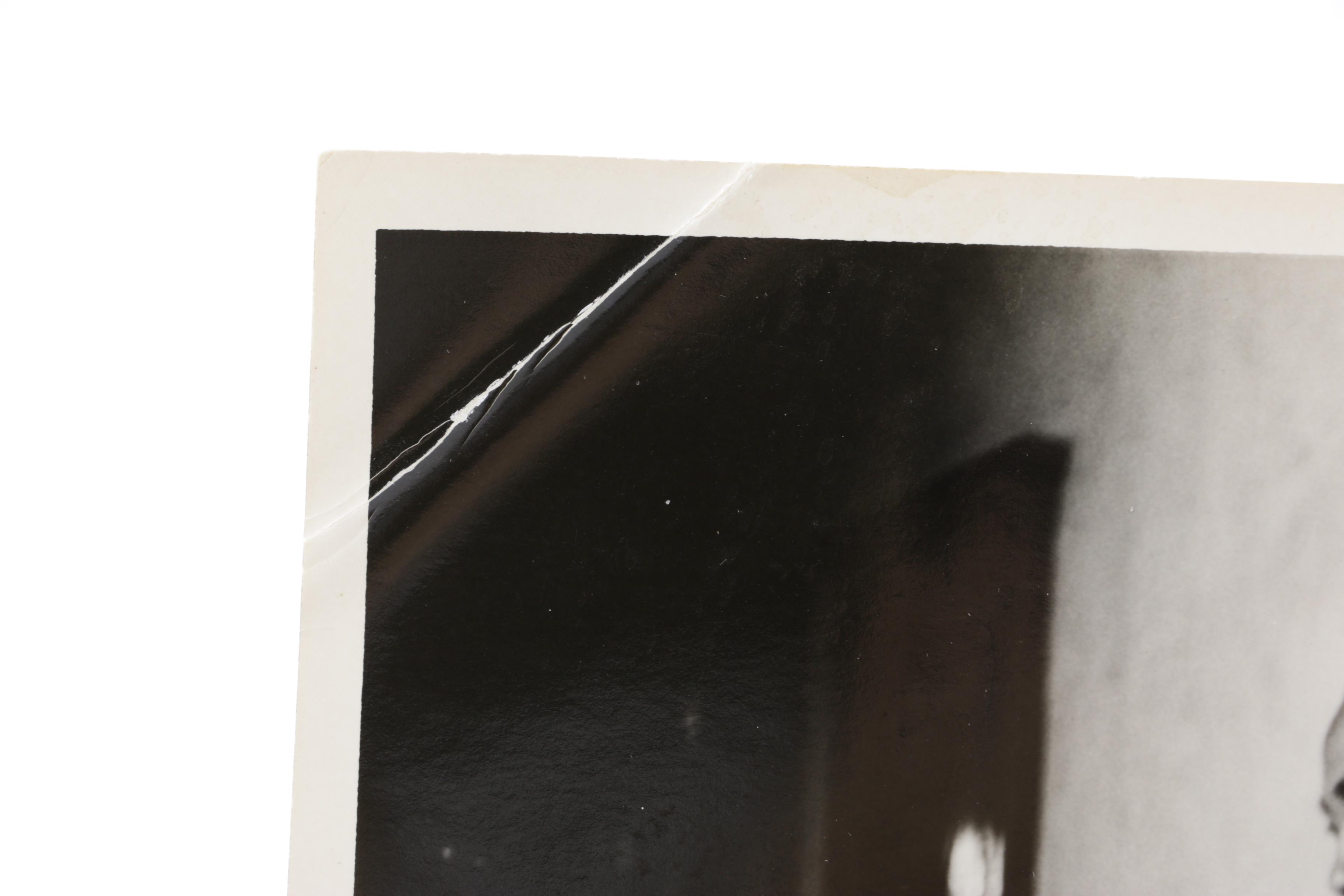 Photograph of Louis Armstrong and Trumpeters, Taken and Signed by Jack Bradley