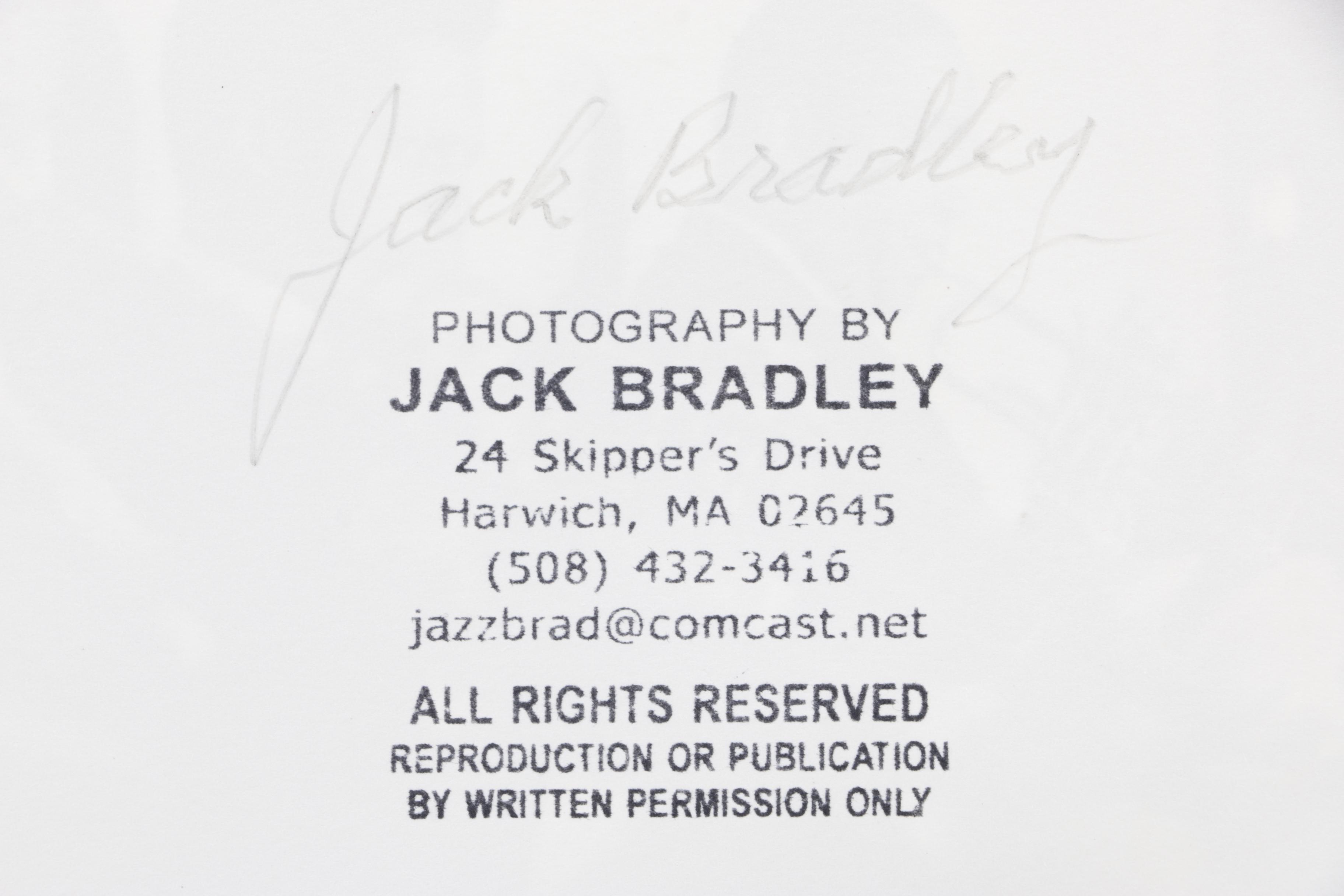 Photograph of Louis Armstrong and Trumpeters, Taken and Signed by Jack Bradley