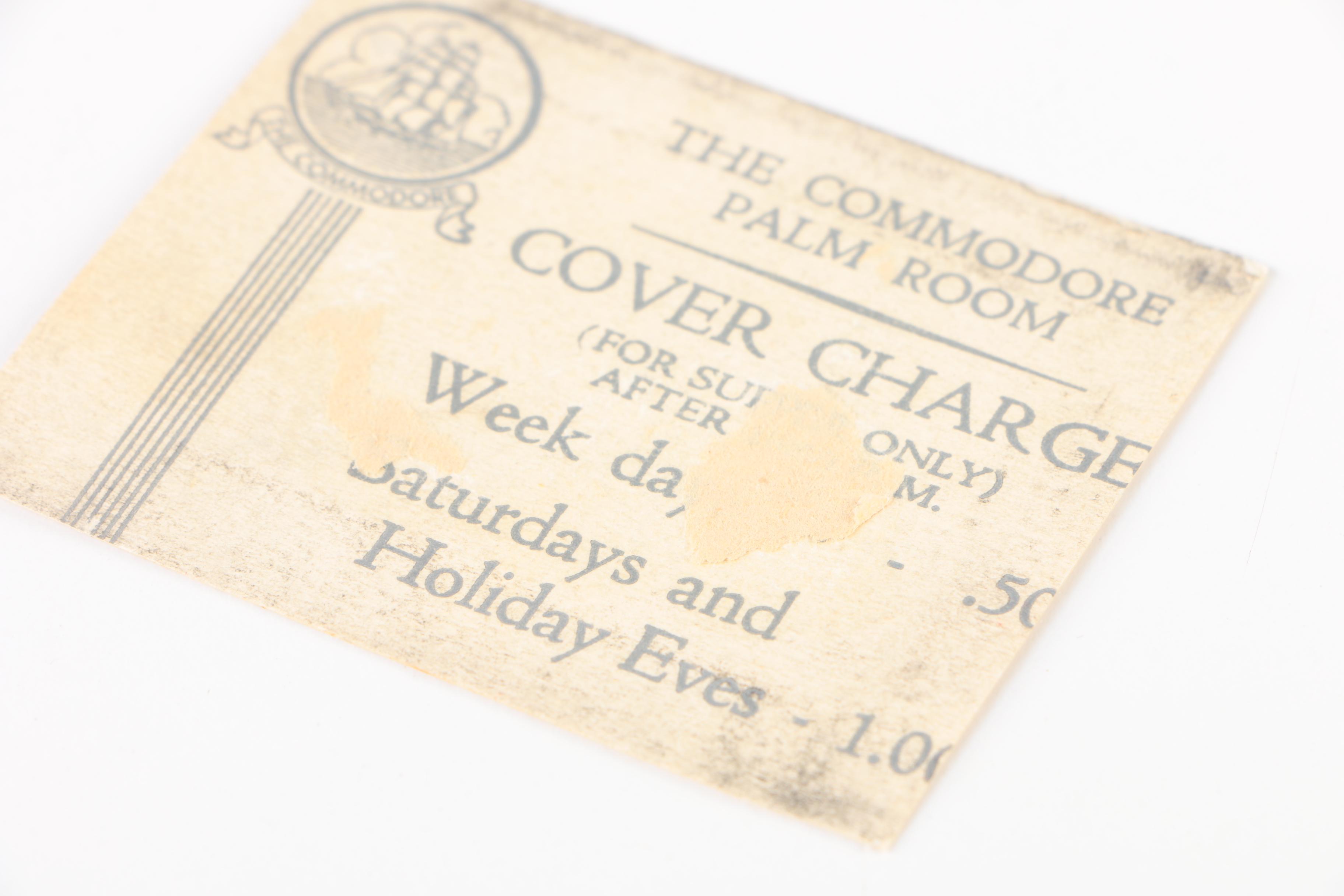 Bandleader Tommy Dorsey Autographed Card