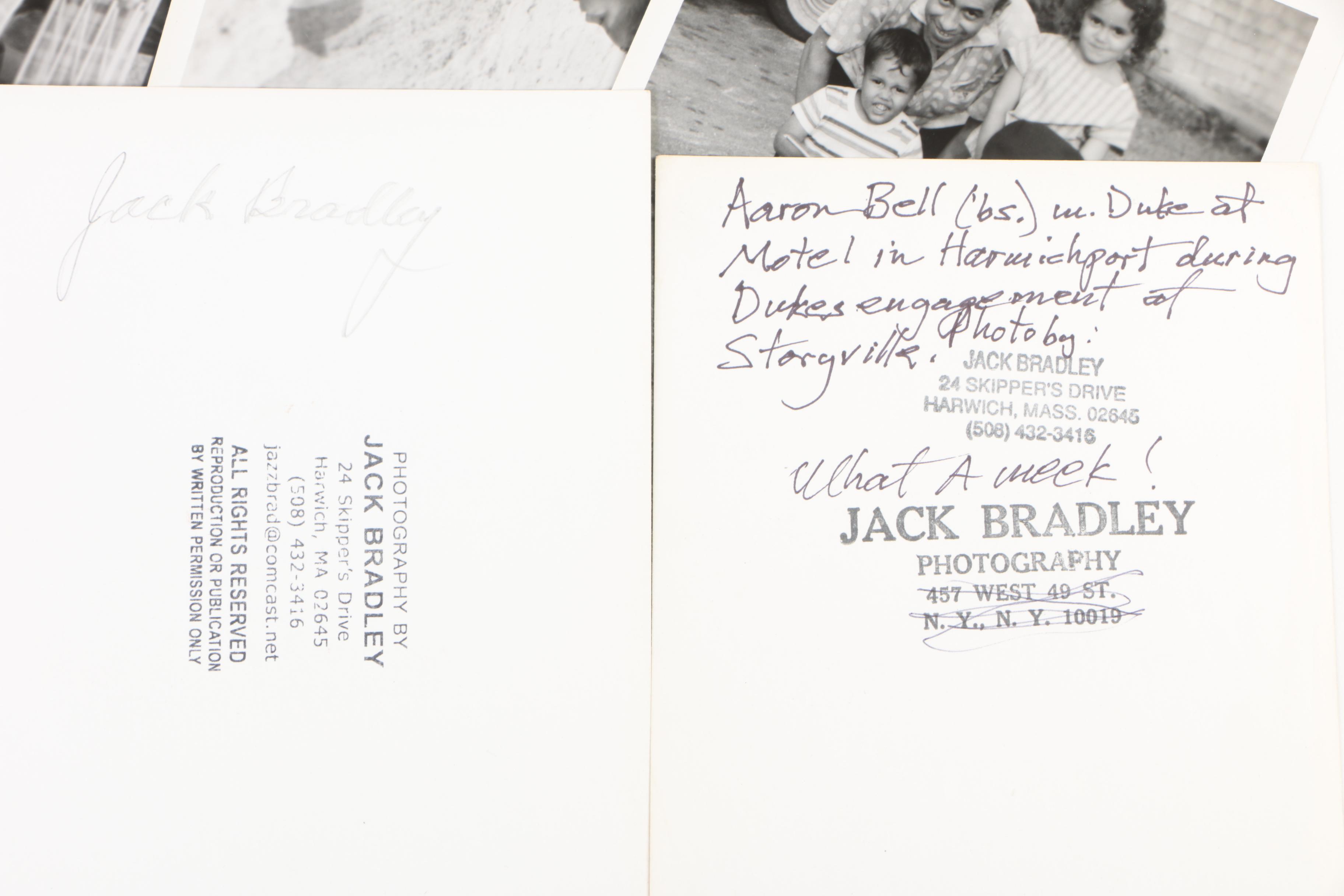 Candid Photographs of Jazz Musicians from the 1960s, Signed by Jack Bradley