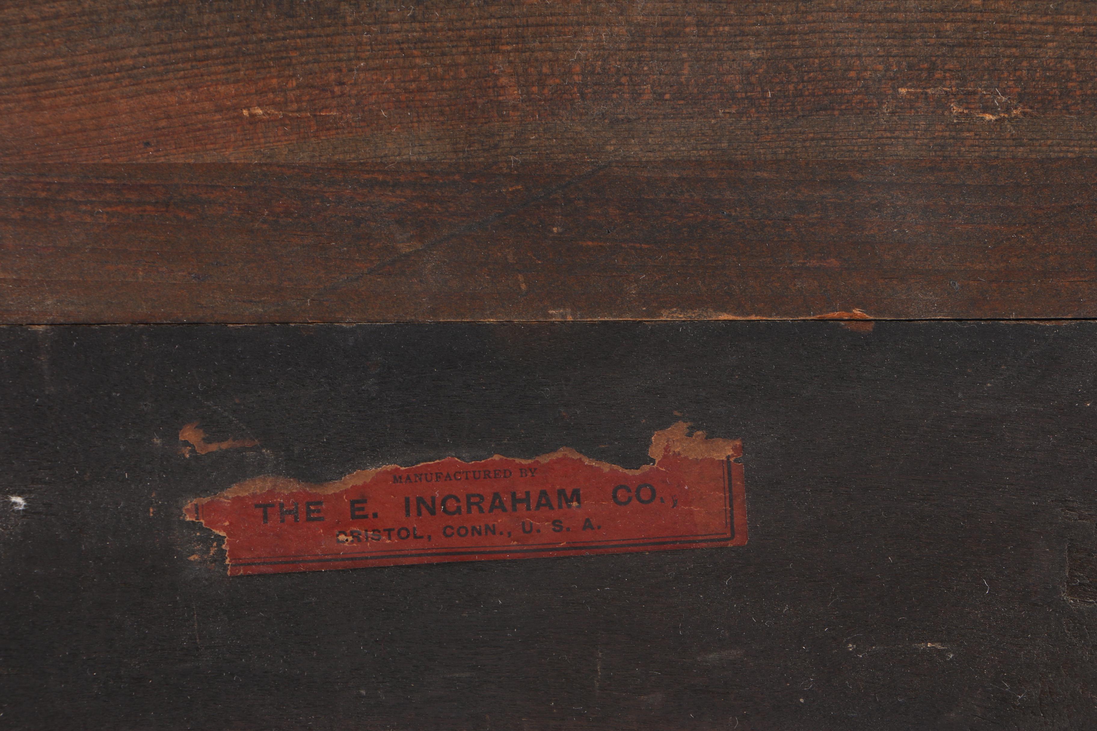 E. Ingraham Adamantine Mantel Clock, Early 20th Century