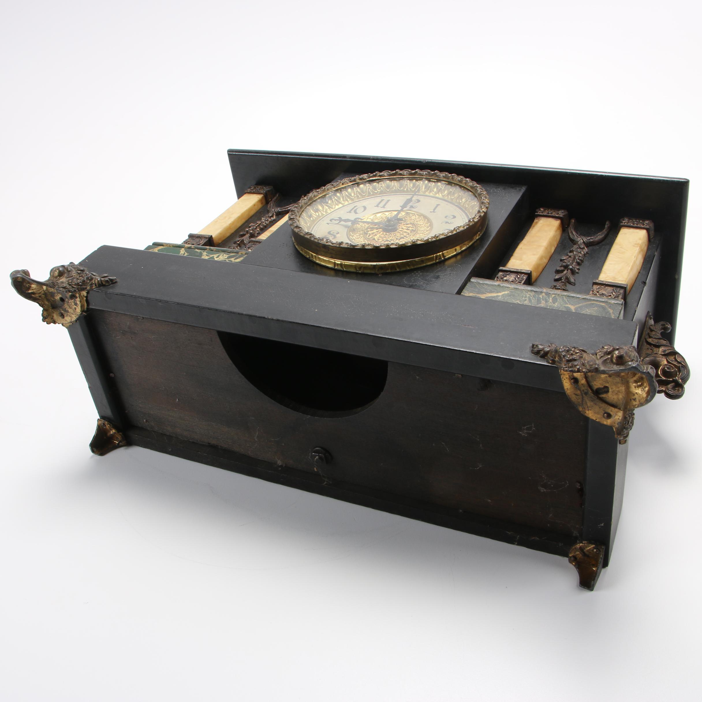 E. Ingraham Adamantine Mantel Clock, Early 20th Century