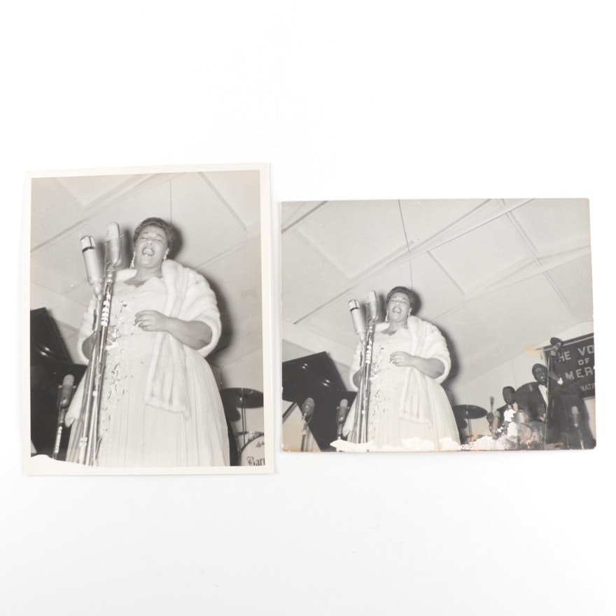 1956 Ella Fitzgerald Gelatin-Silver Photographs from the Jack Bradley Collection