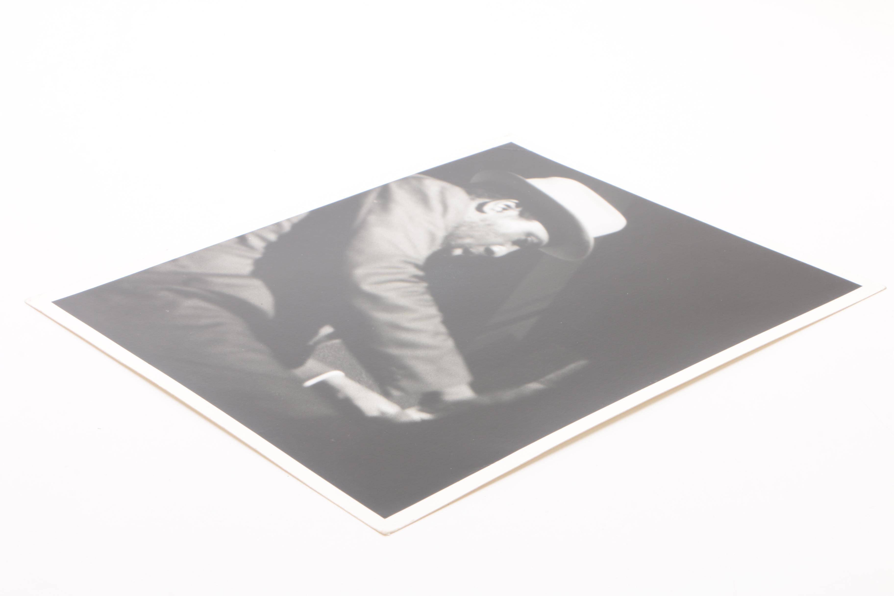 Gelatin-Silver Photograph of Thelonius Monk Playing the Piano by Jack Bradley