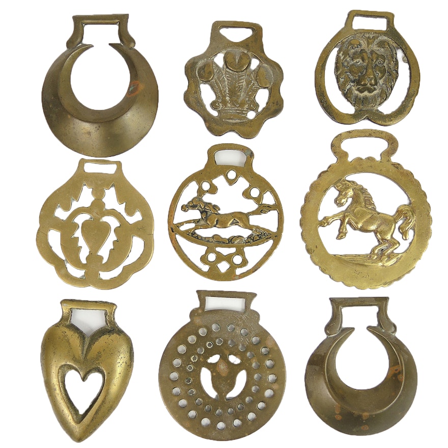 Vintage English Horse Brasses