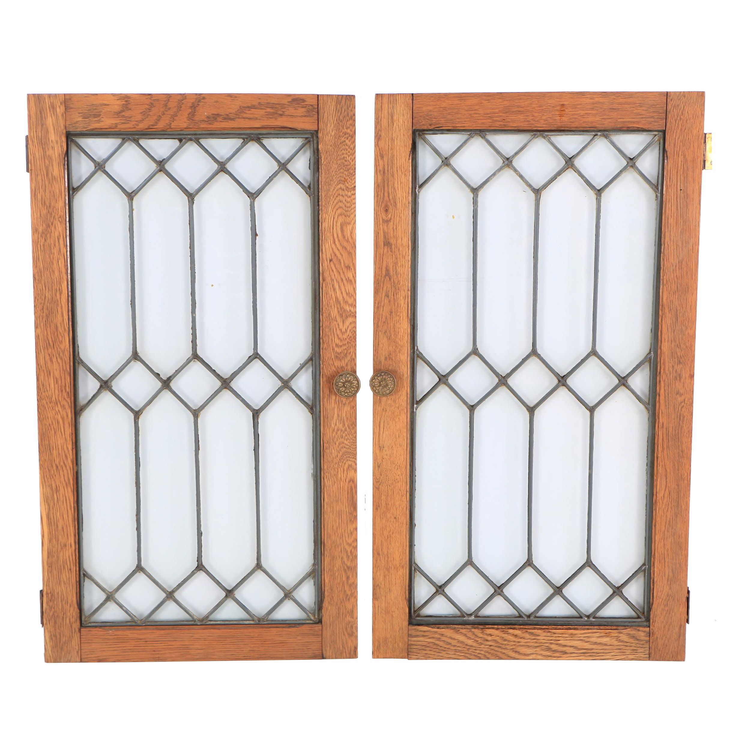 Tudor Style Leaded Glass Windows