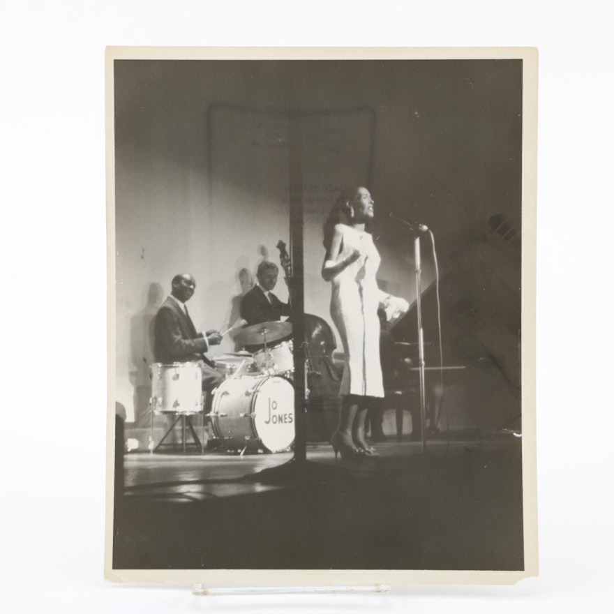 Photograph from Billie Holiday's Last Live Performance