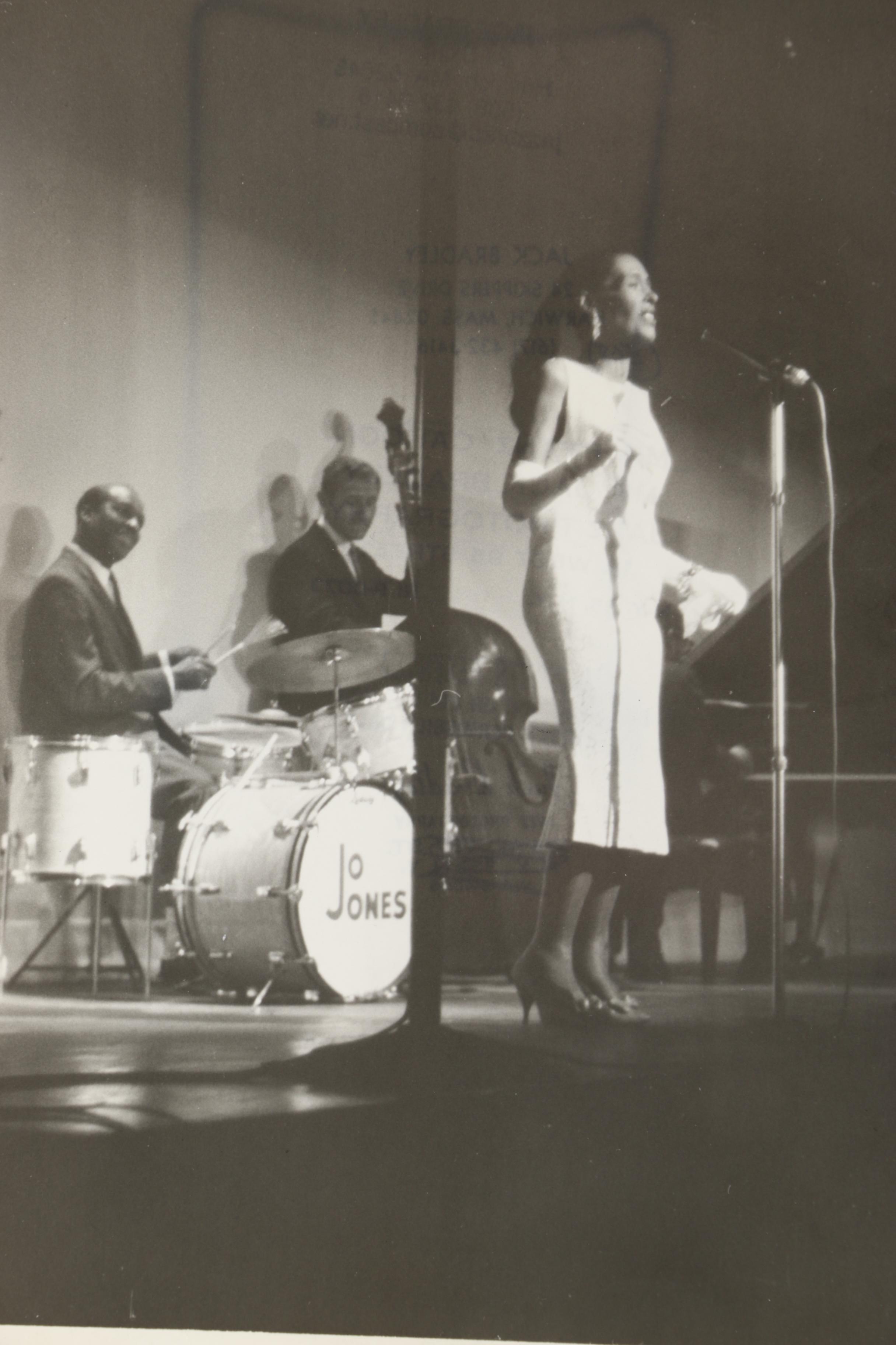 Photograph from Billie Holiday's Last Live Performance