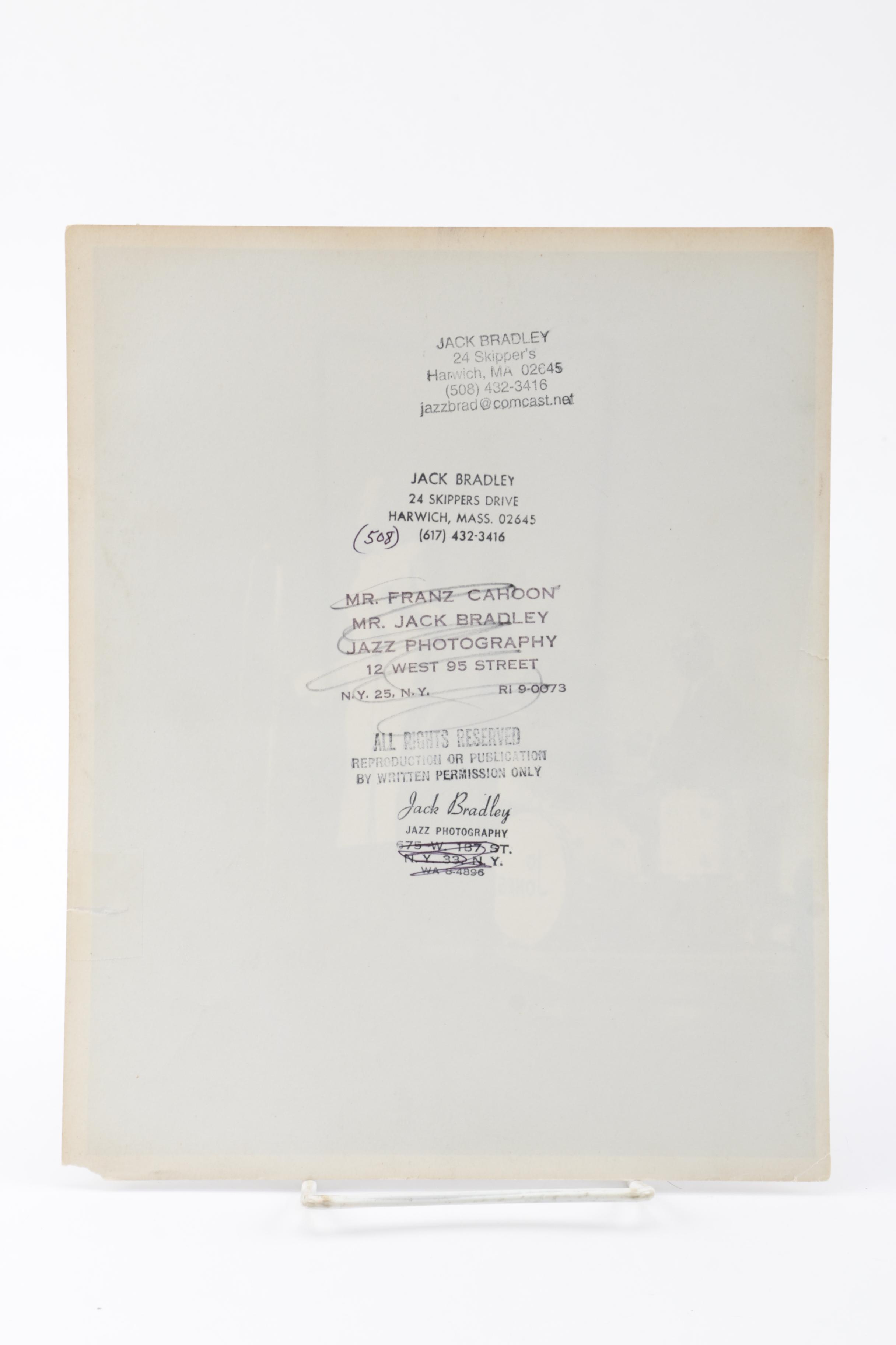 Photograph from Billie Holiday's Last Live Performance