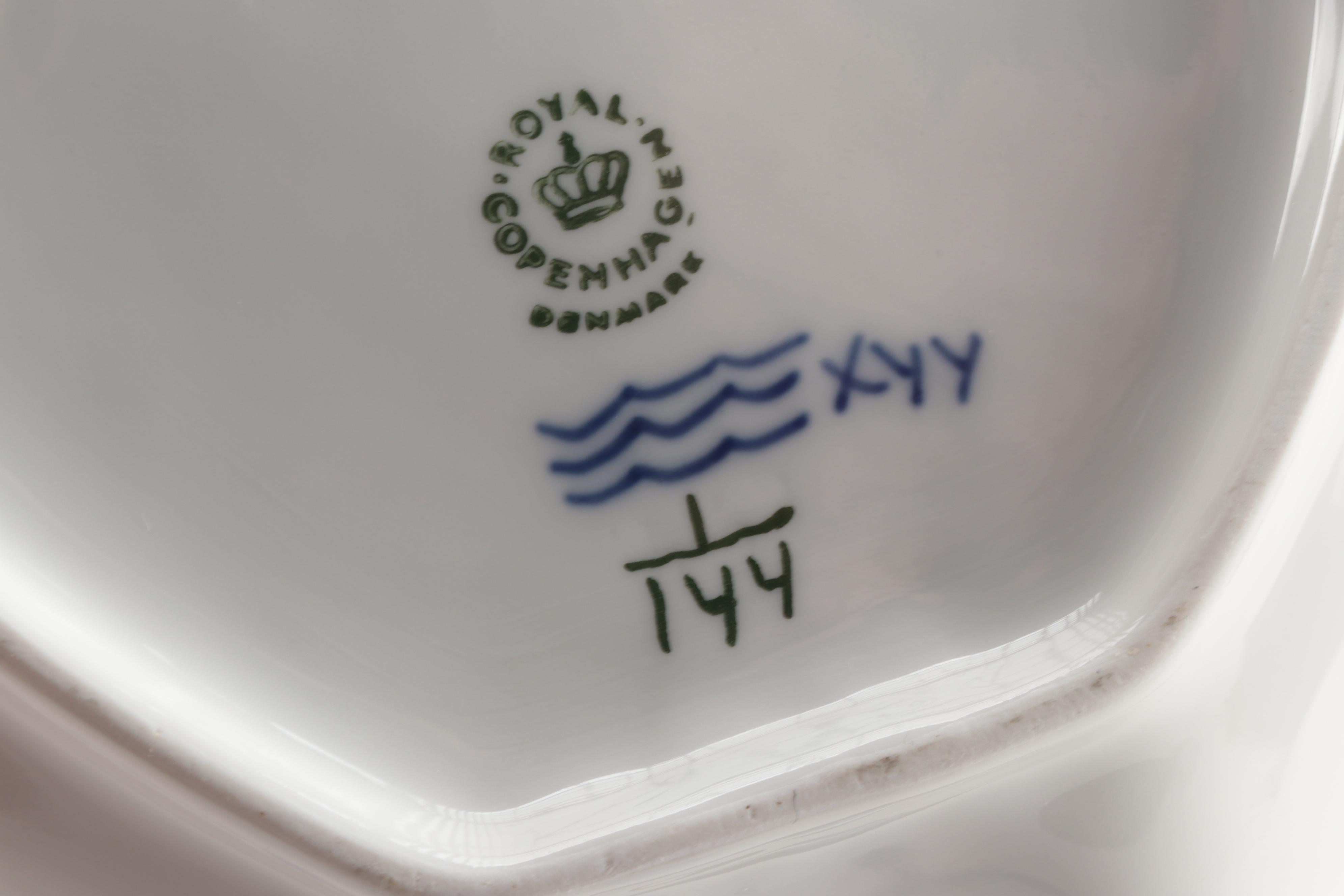 Vintage Royal Copenhagen "Blue Fluted" Porcelain Dinnerware