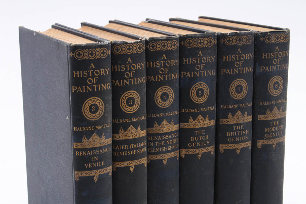 Limited Edition "A History of Painting" Volumes by Haldane MacFall