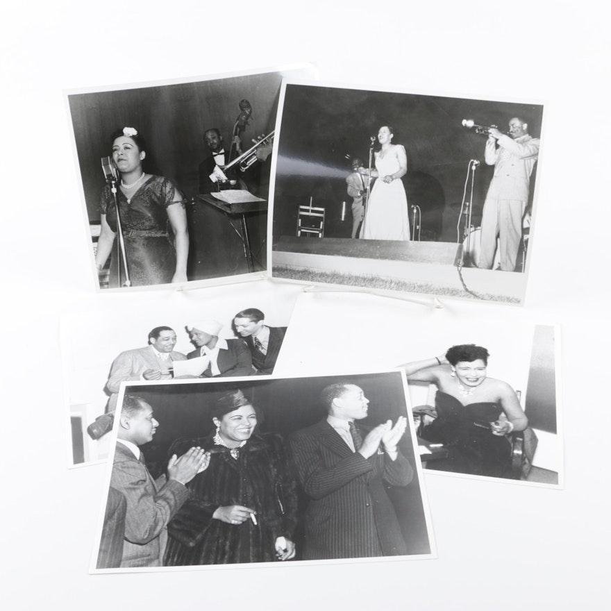 Photographs featuring Billie Holiday from Jack Bradley's Collection