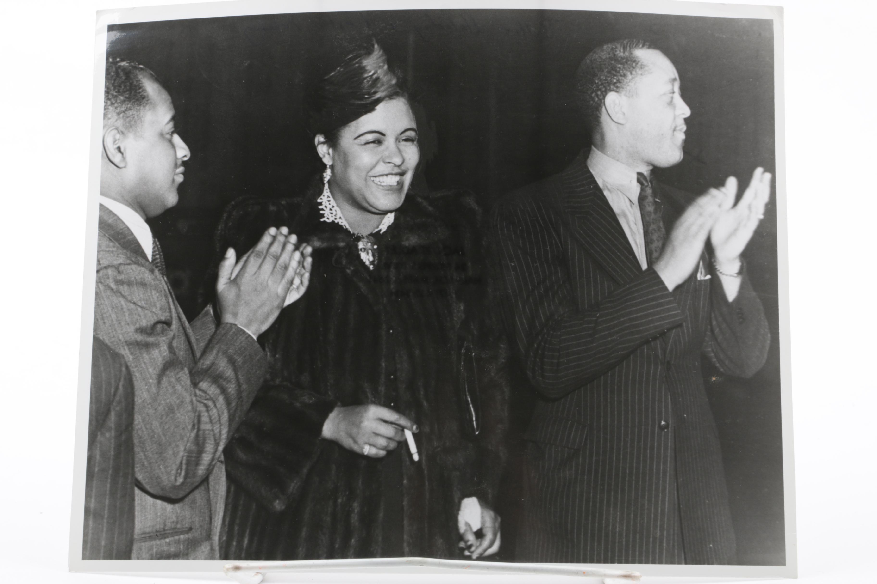 Photographs featuring Billie Holiday from Jack Bradley's Collection