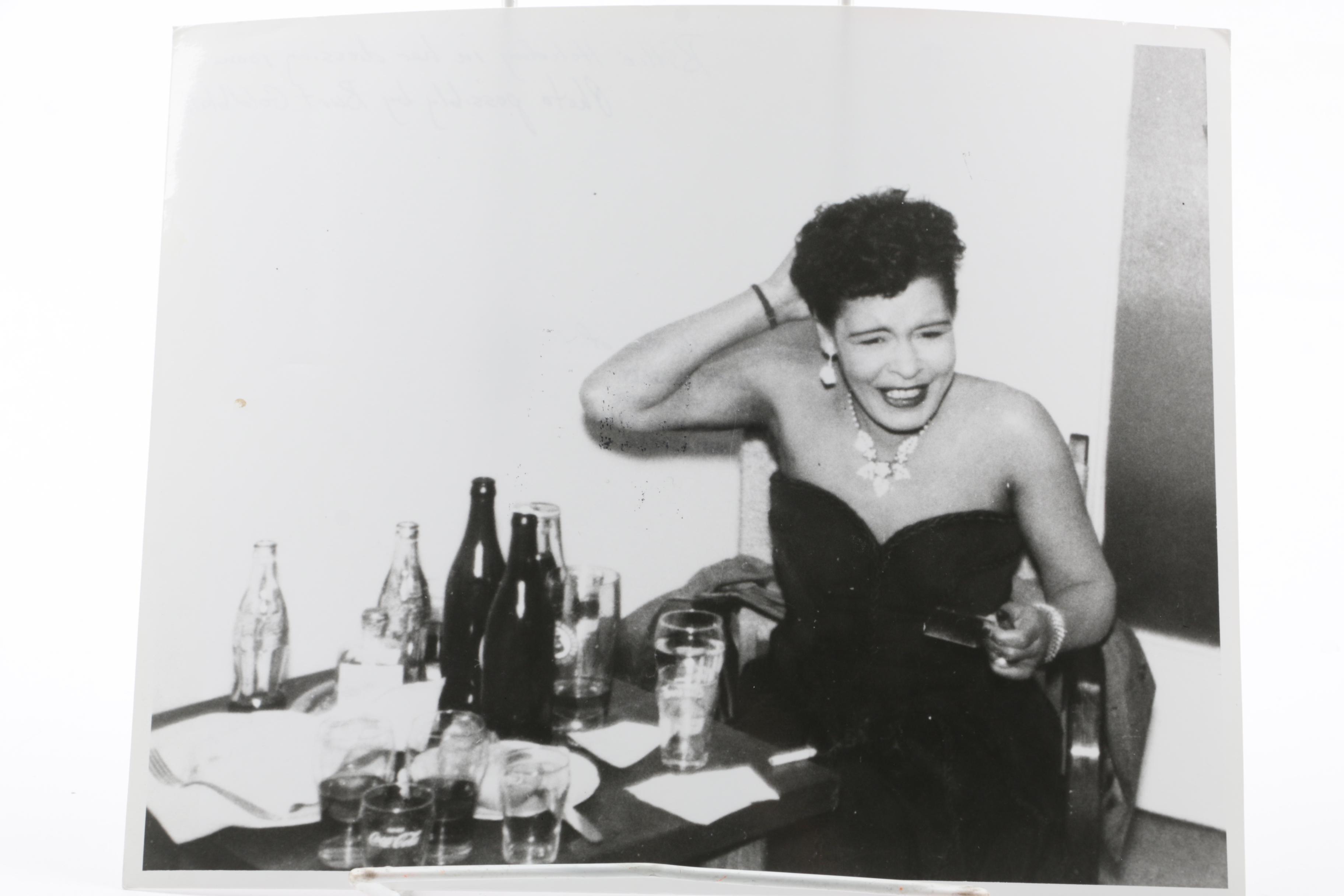 Photographs featuring Billie Holiday from Jack Bradley's Collection