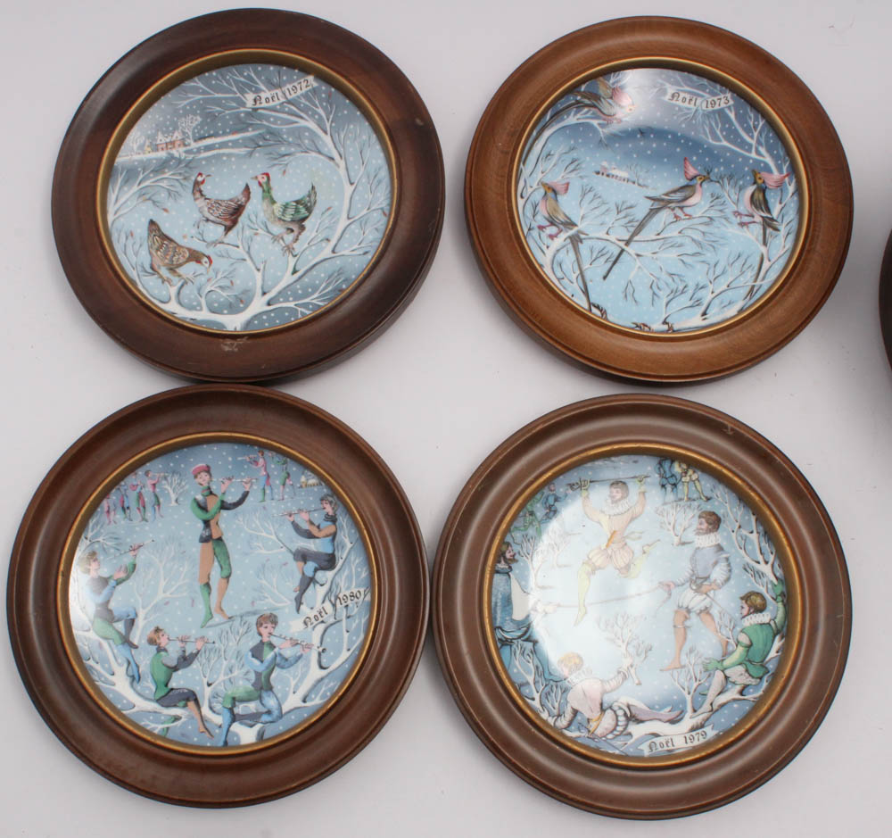 1970s Era Haviland Limoges "Twelve Days of Christmas" Collector Plates