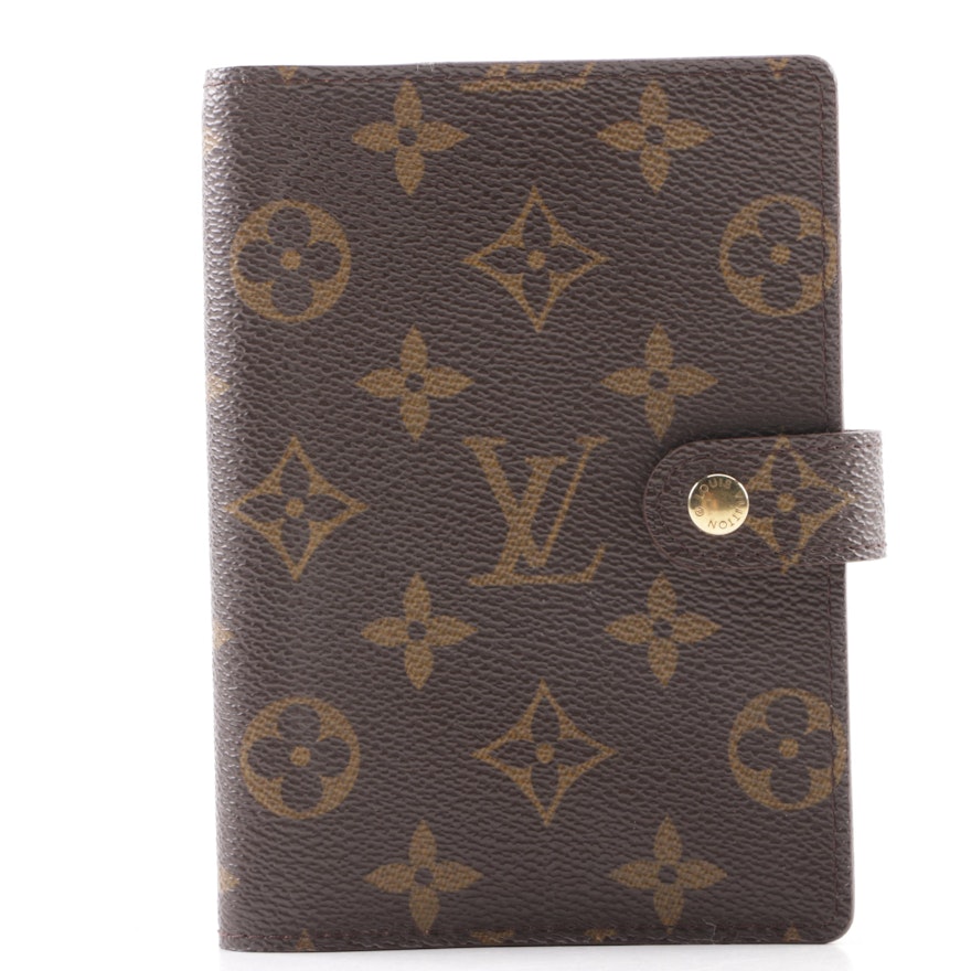 1997 Louis Vuitton Monogram Canvas Small Agenda Cover