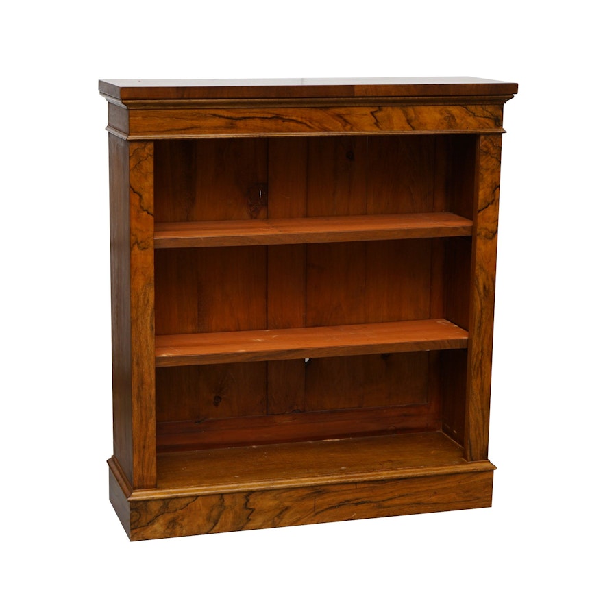 Vintage Walnut Bookcase