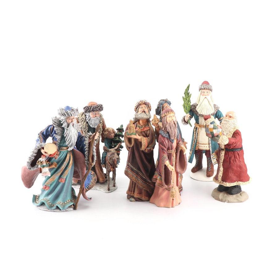 Duncan Royale "History of Santa" Resin Figurines, 1985-88