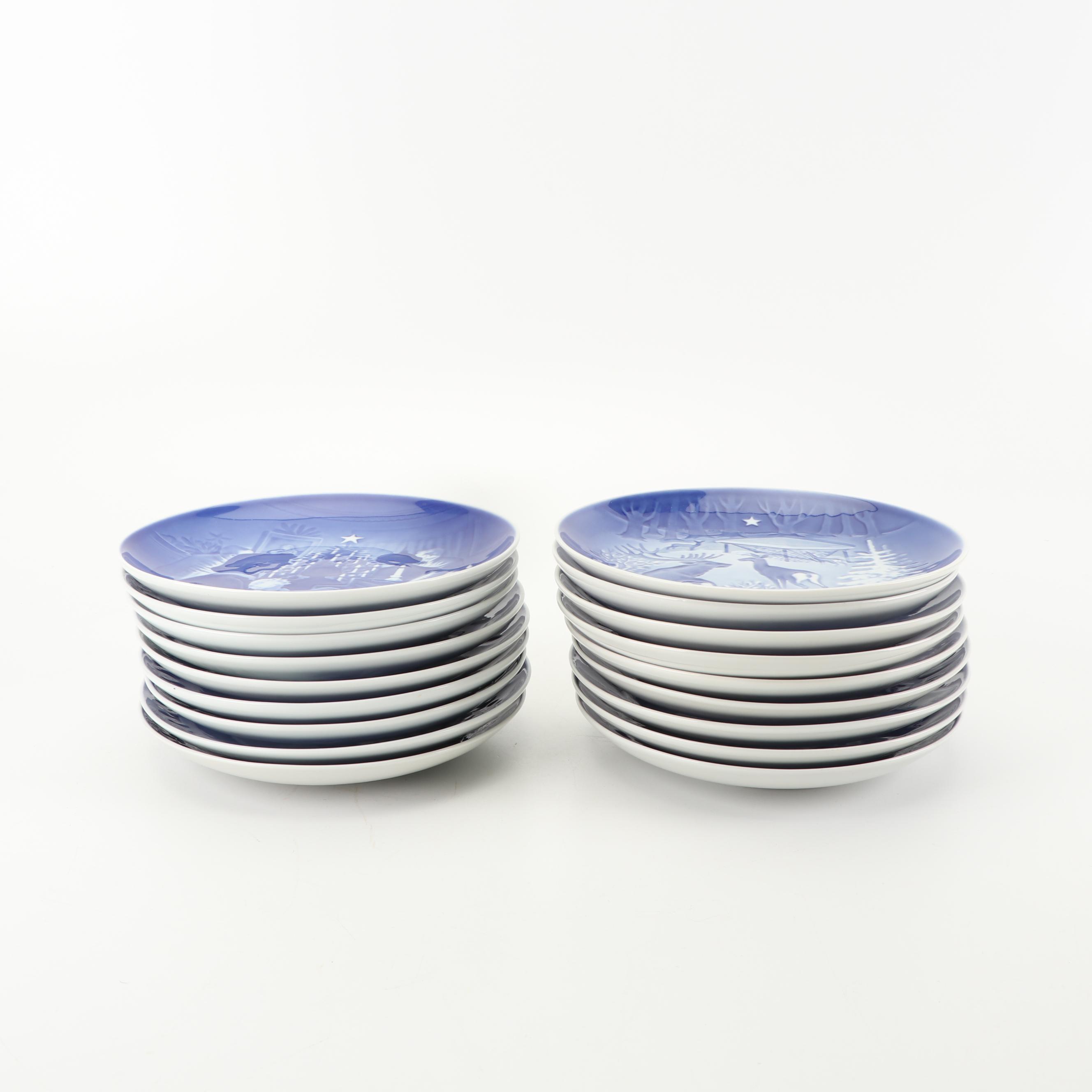 Vintage Bing & Grøndahl Porcelain Annual Christmas Plates