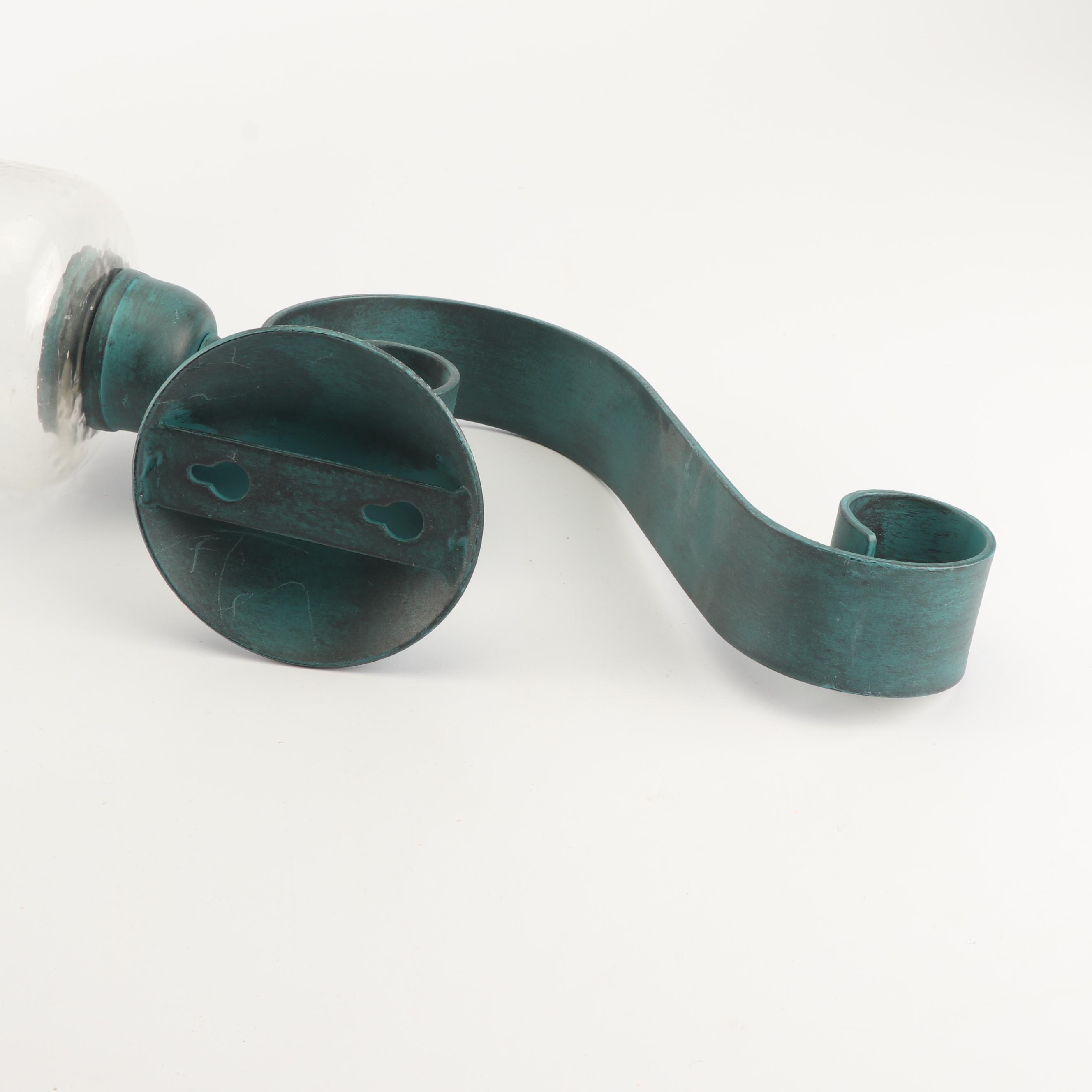 Metal & Glass Wall Sconces