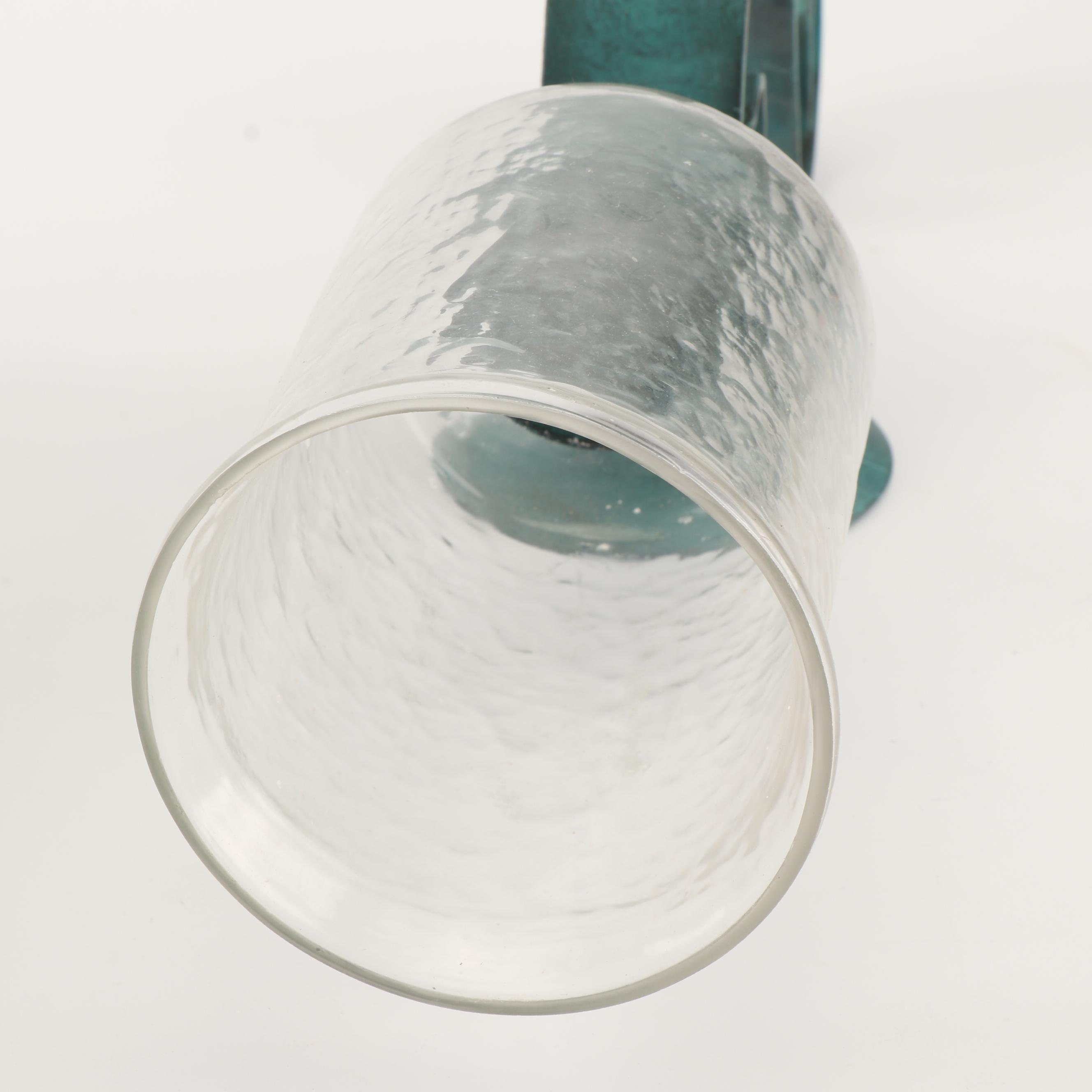 Metal & Glass Wall Sconces