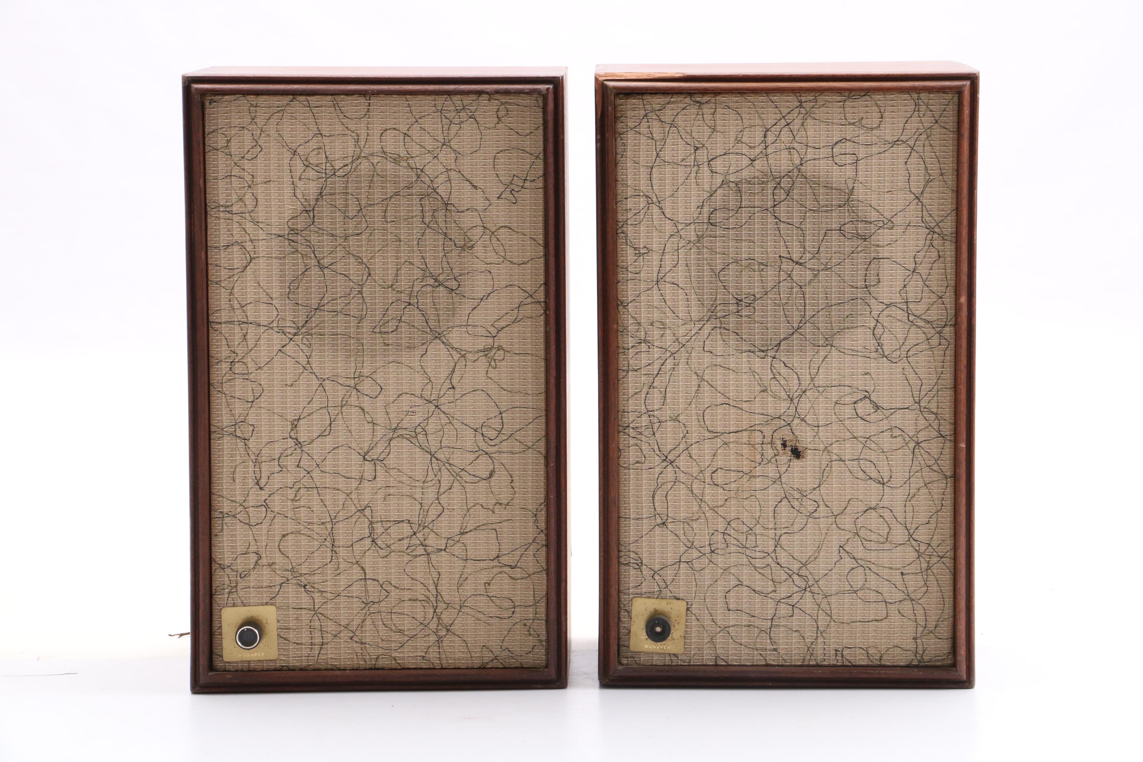 Vintage Monarch Floor Speakers