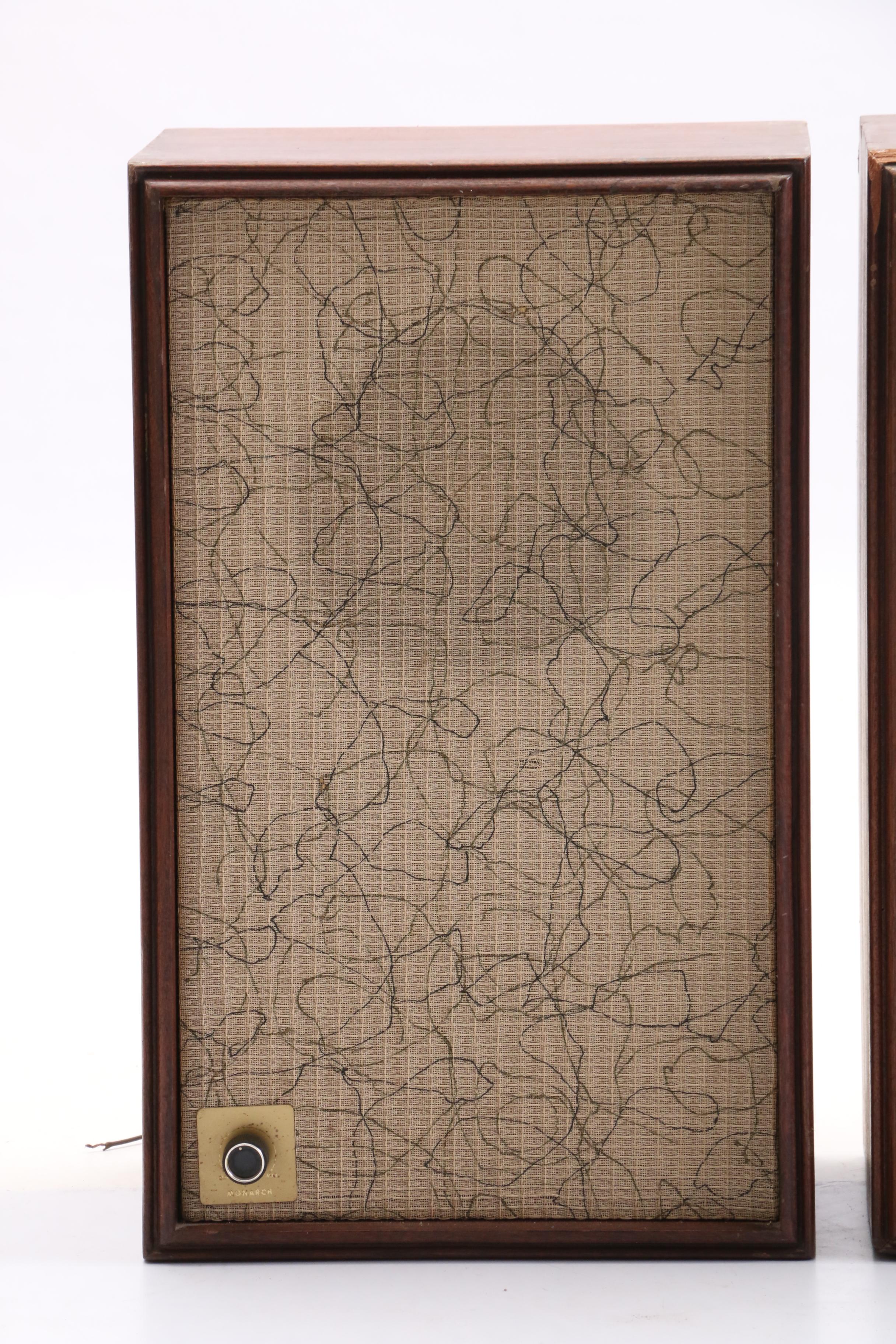 Vintage Monarch Floor Speakers