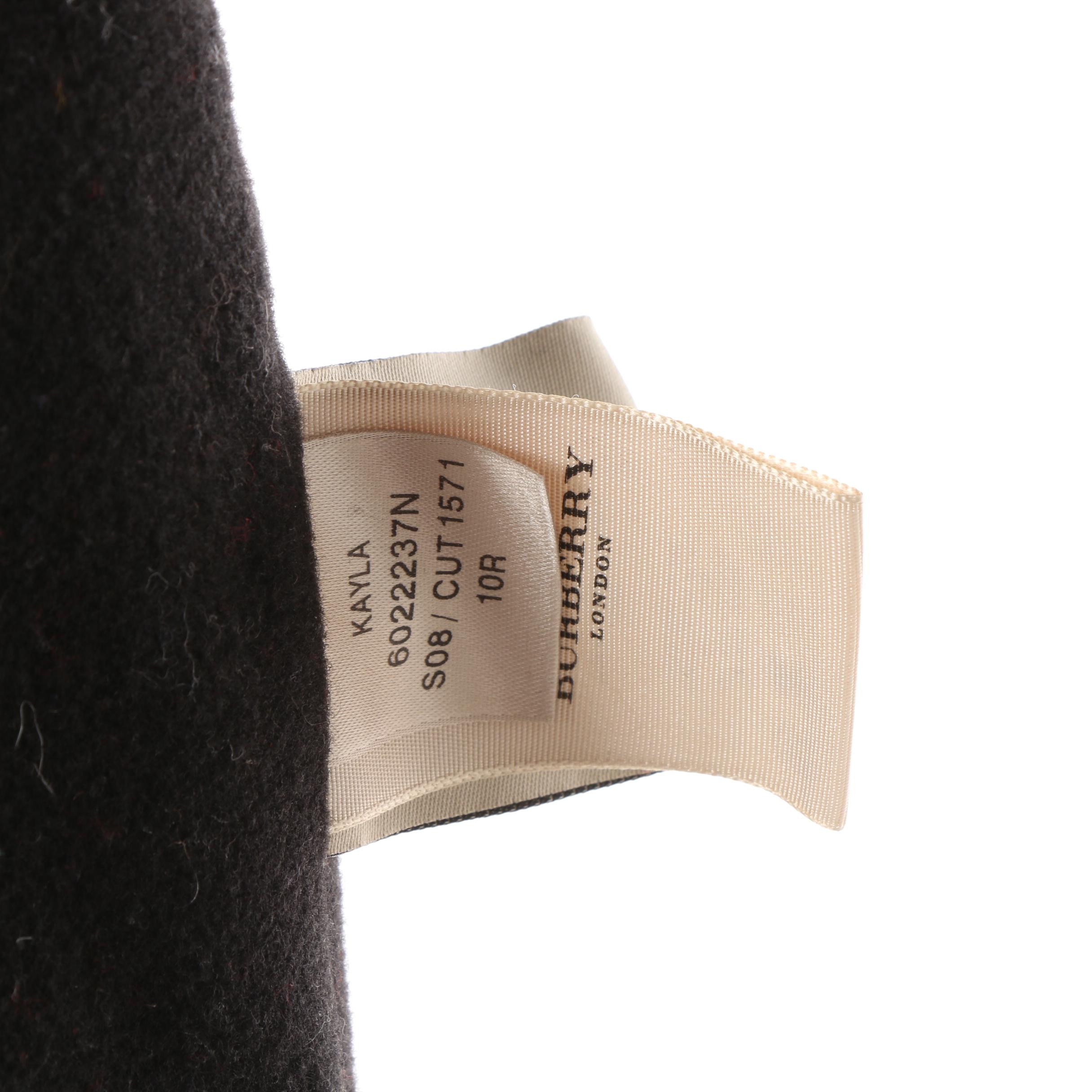 Women's Burberry London Kayla Black Rain Jacket with Removable Wool Lining