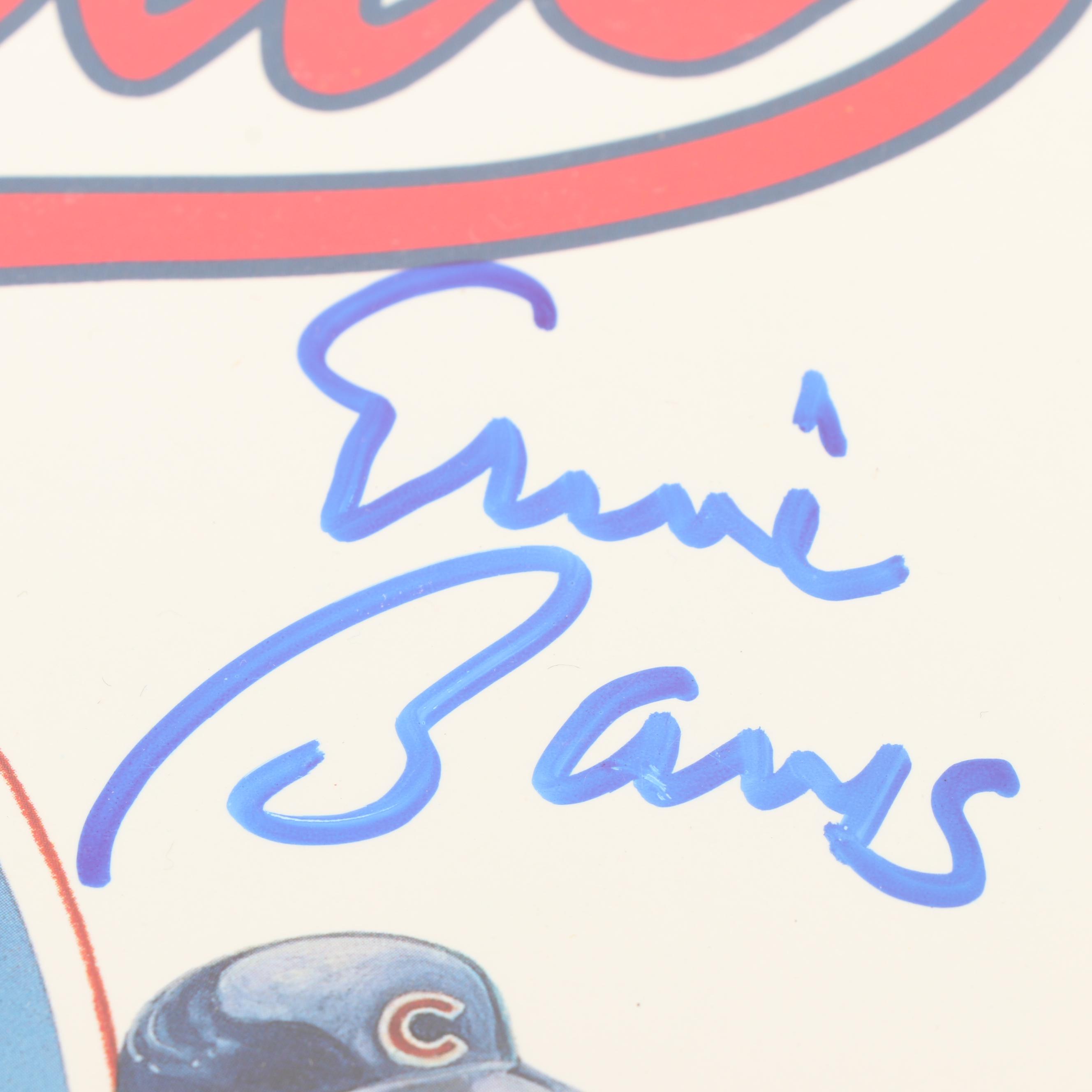 Ernie Banks Autographed 1990 "Legends" Sports Memorabilia Magazine