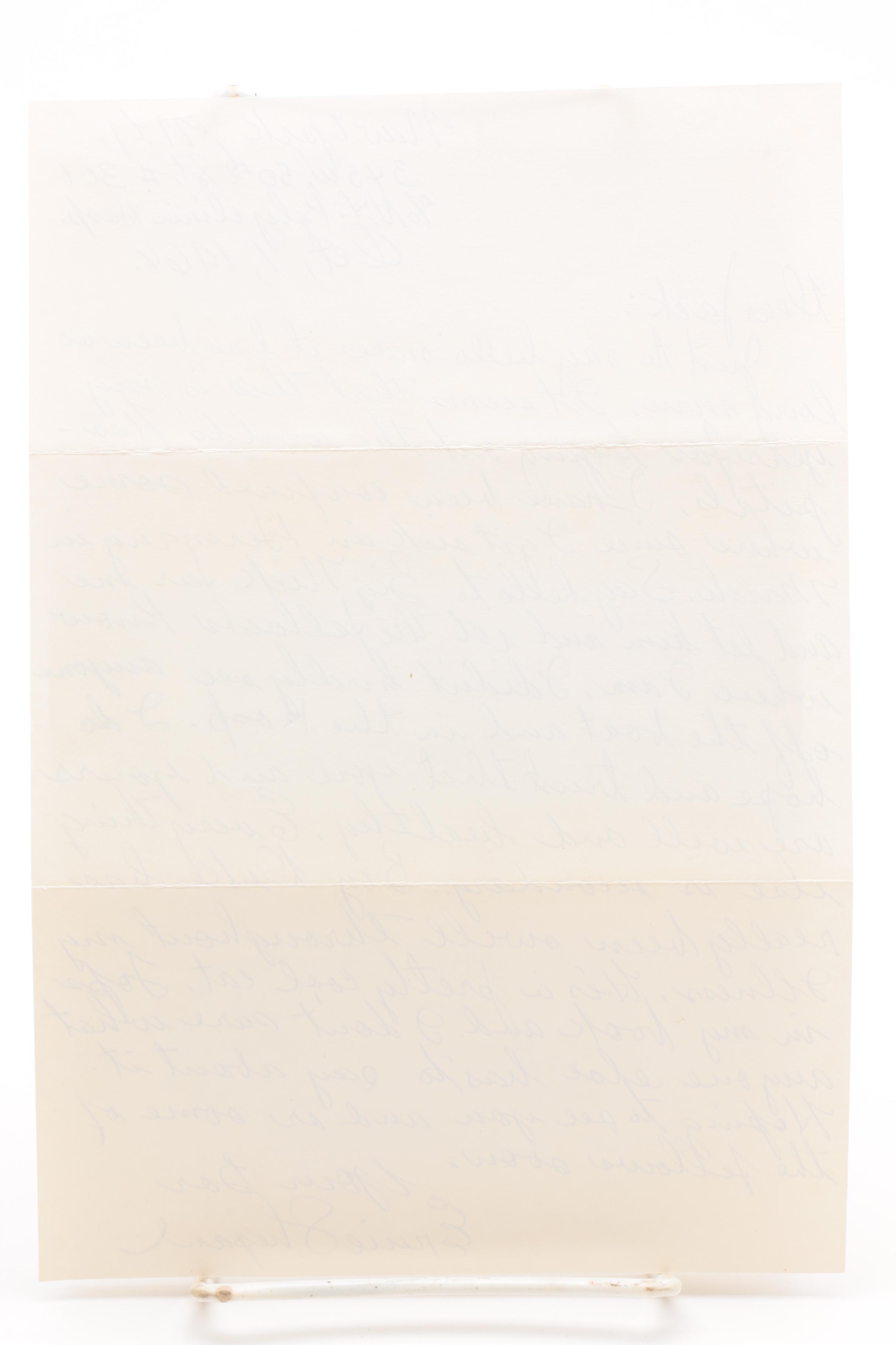 1964 Signed Handwritten Letter from Ernie Shepard to Jack Bradley