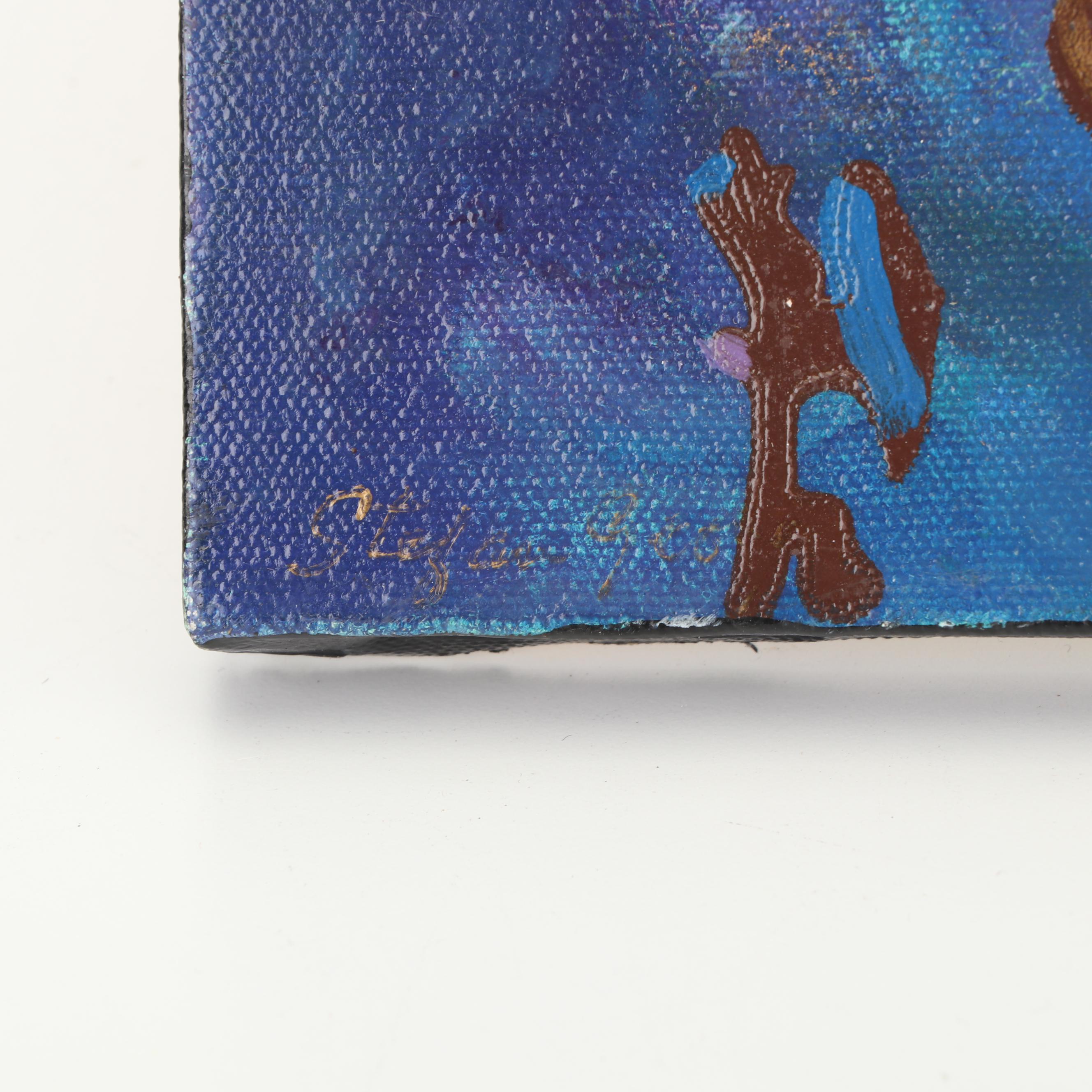 Stefan Georg Acrylic Painting "Ancestors"