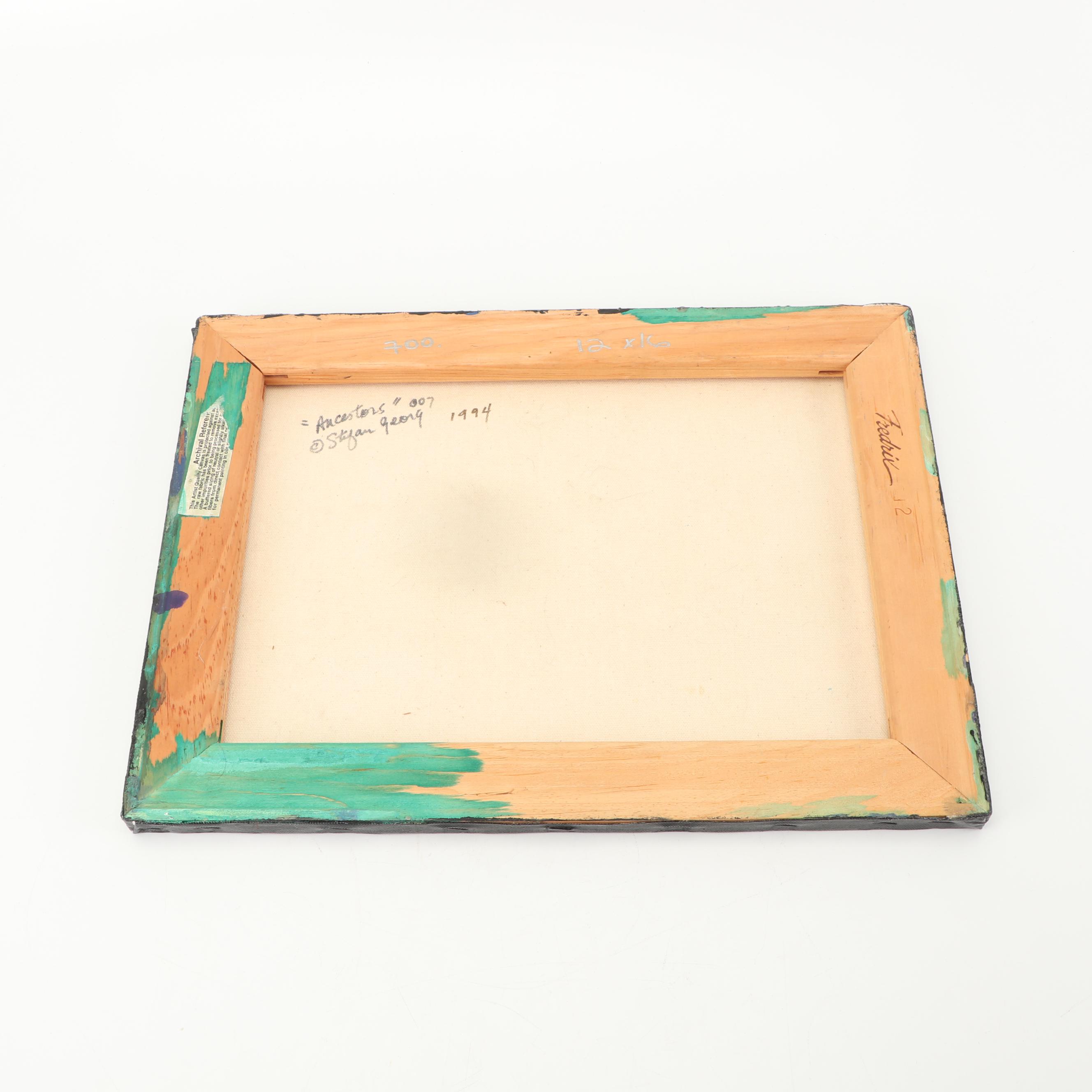 Stefan Georg Acrylic Painting "Ancestors"