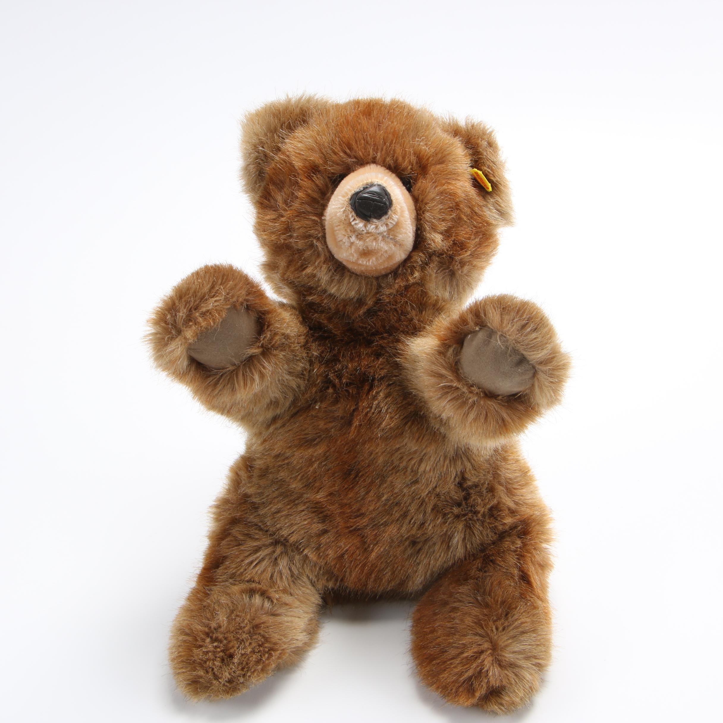 Steiff Plush Animals Including "Dormy" and "Molly", 1970-80s