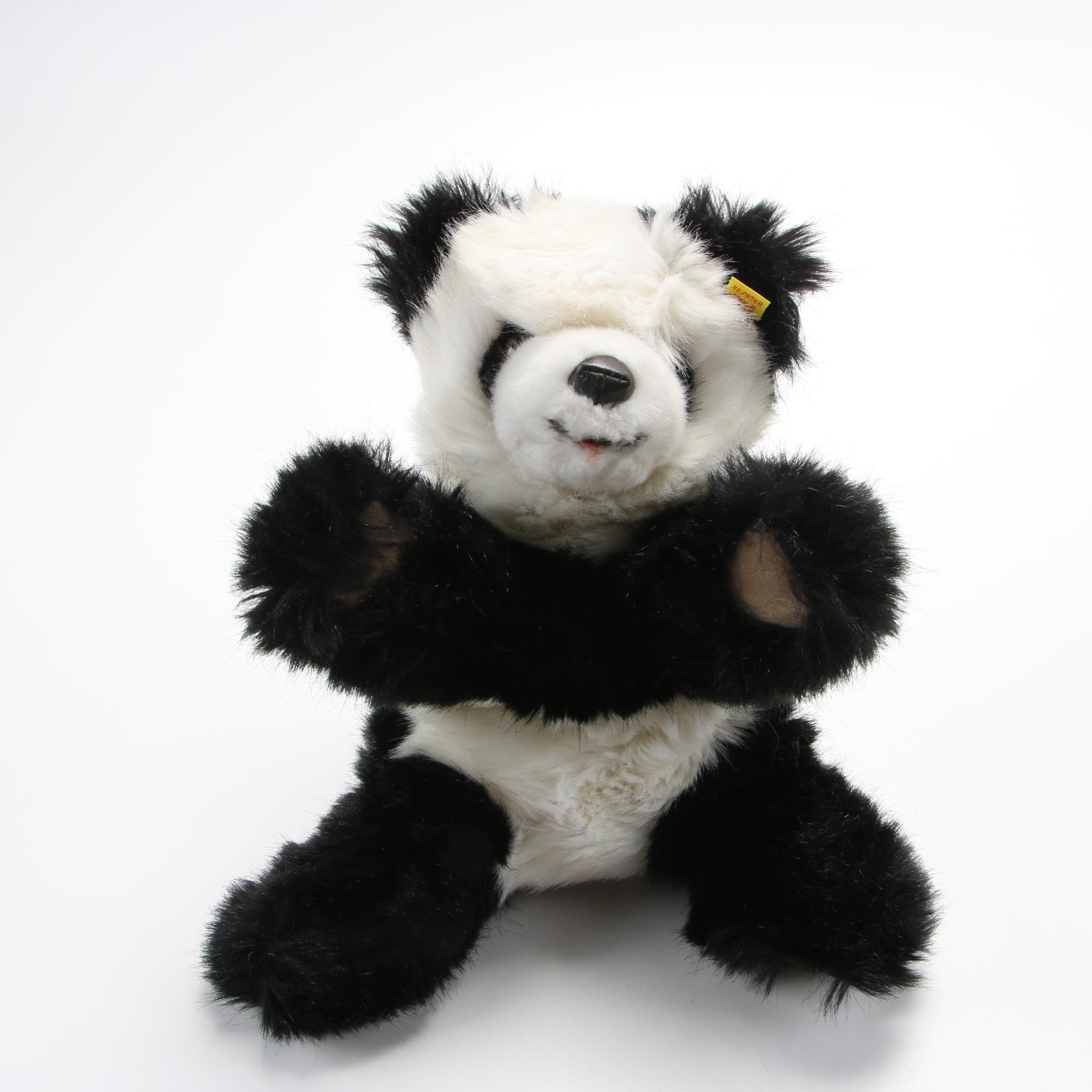 Steiff Plush Animals Including "Dormy" and "Molly", 1970-80s
