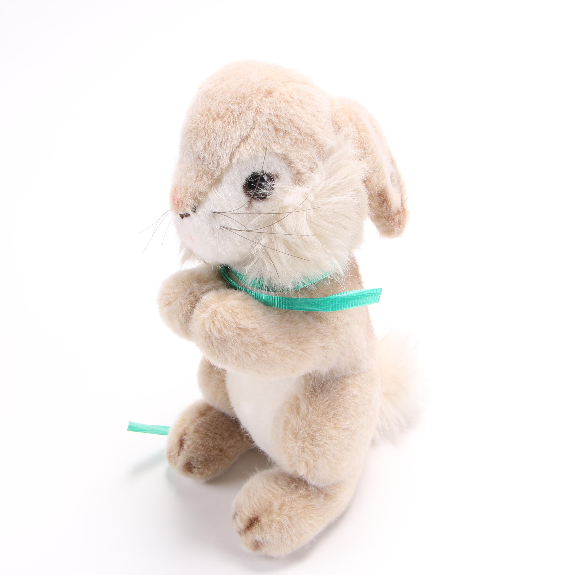 Steiff Plush Animals Including "Dormy" and "Molly", 1970-80s